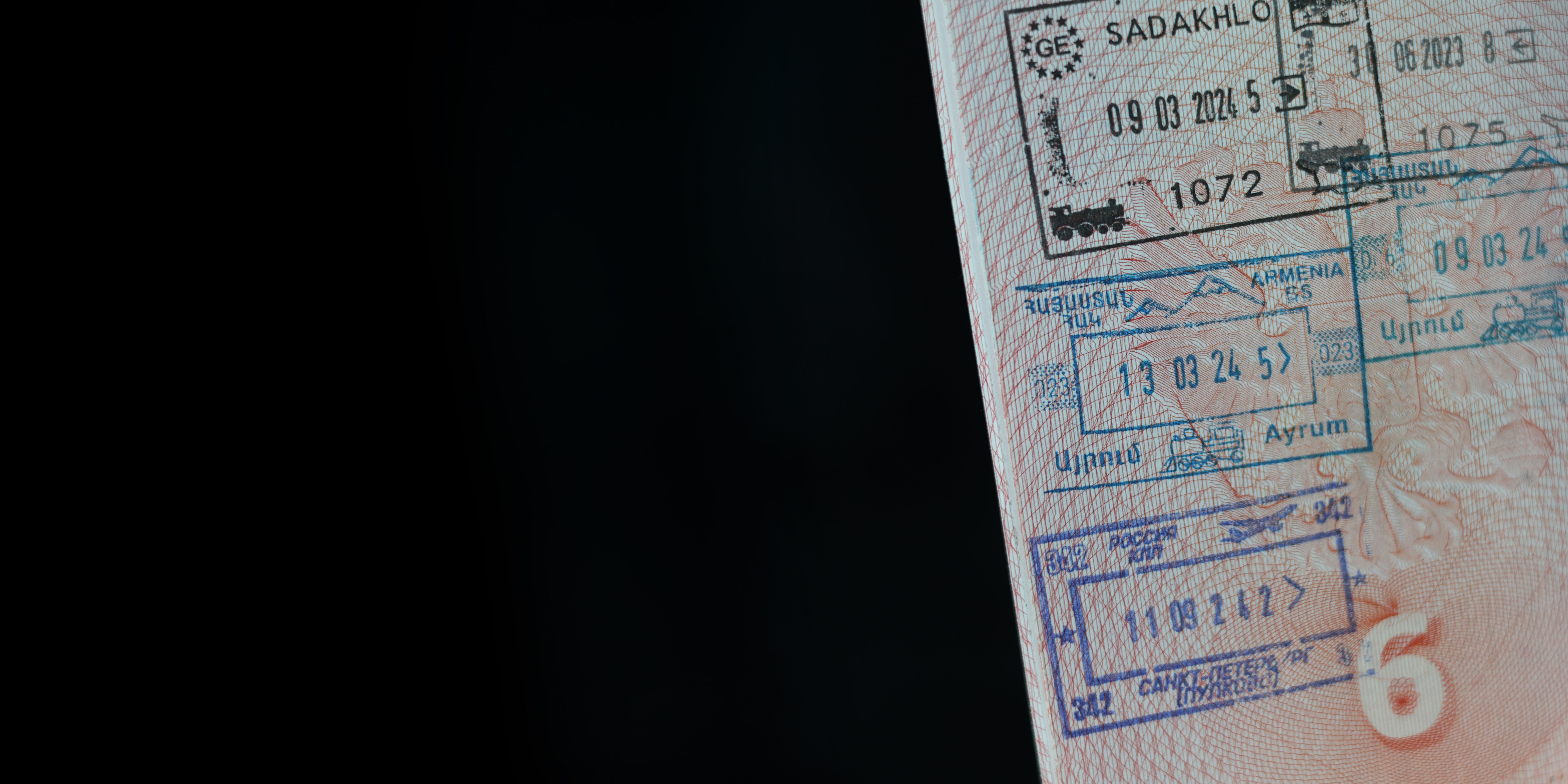 passport stamps