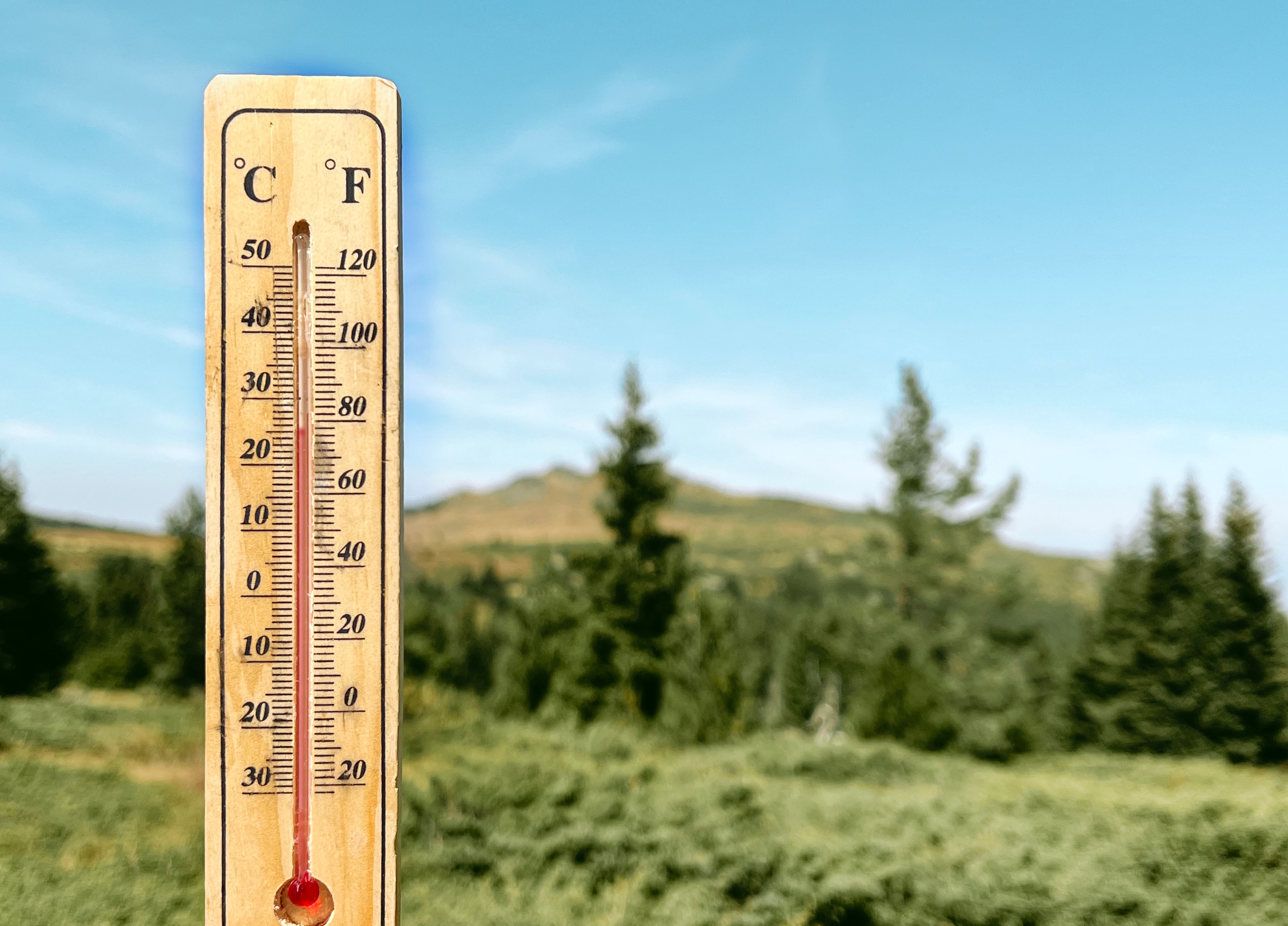 outdoor event temperature