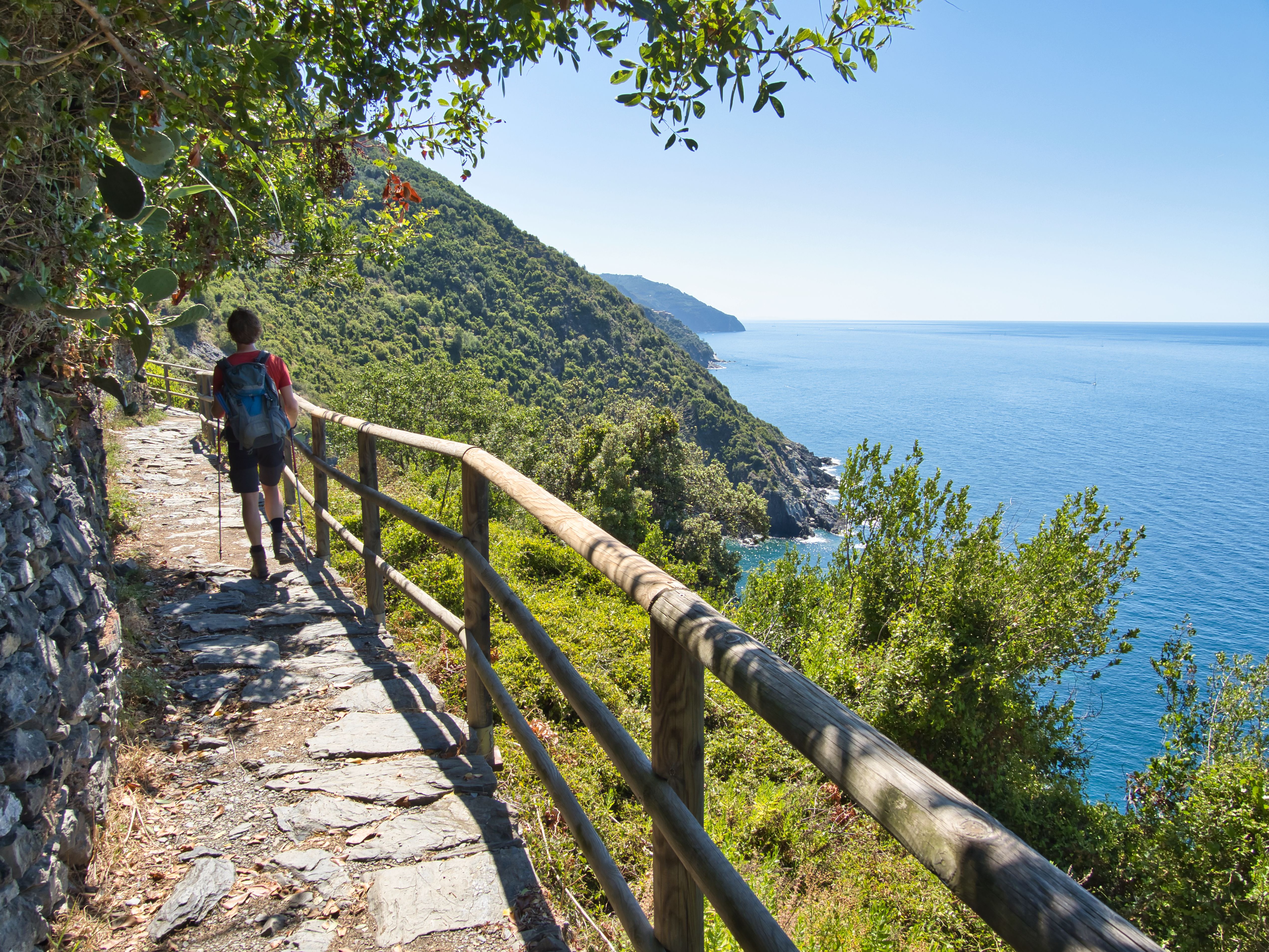 hiking trail liguria