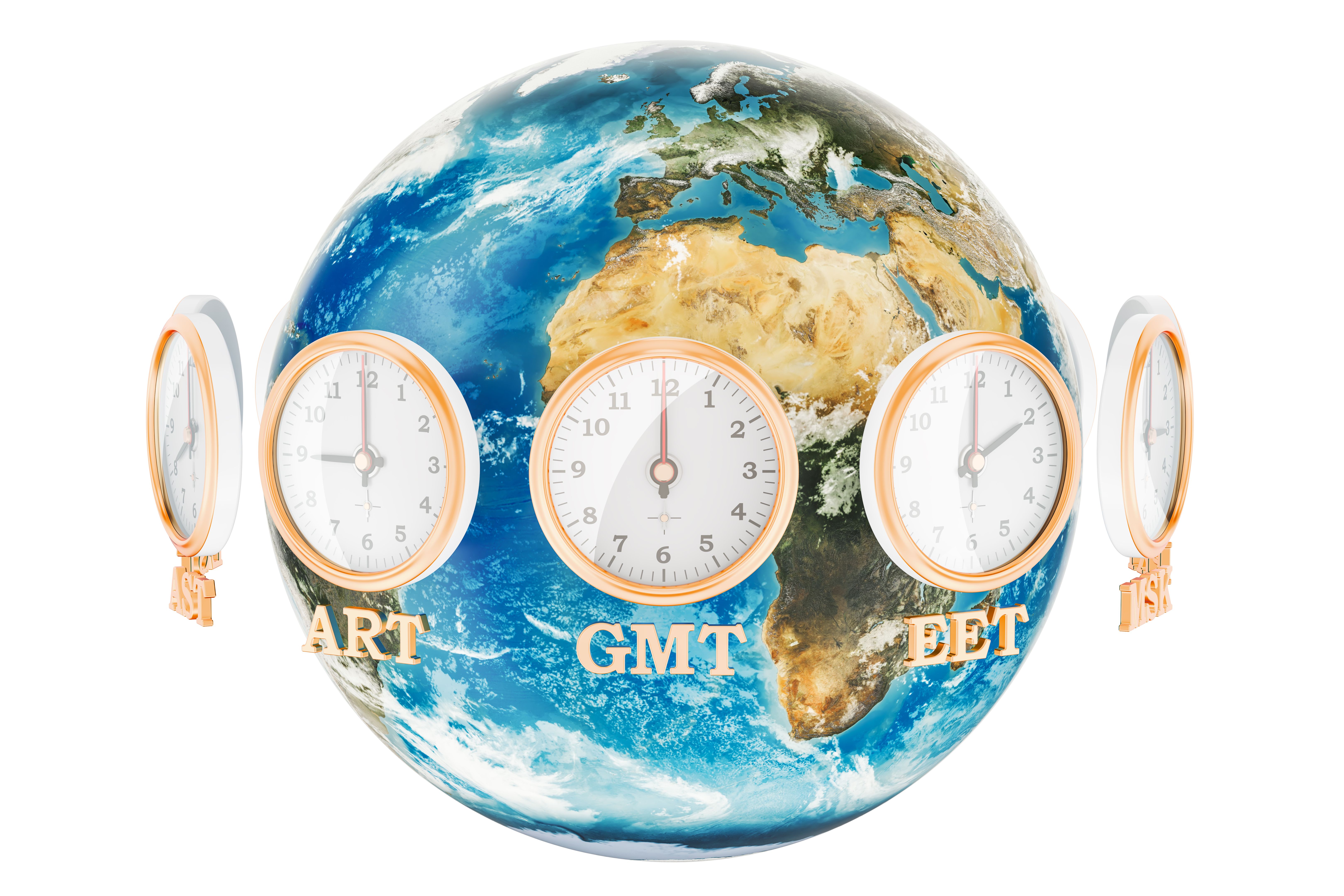 world clock interface