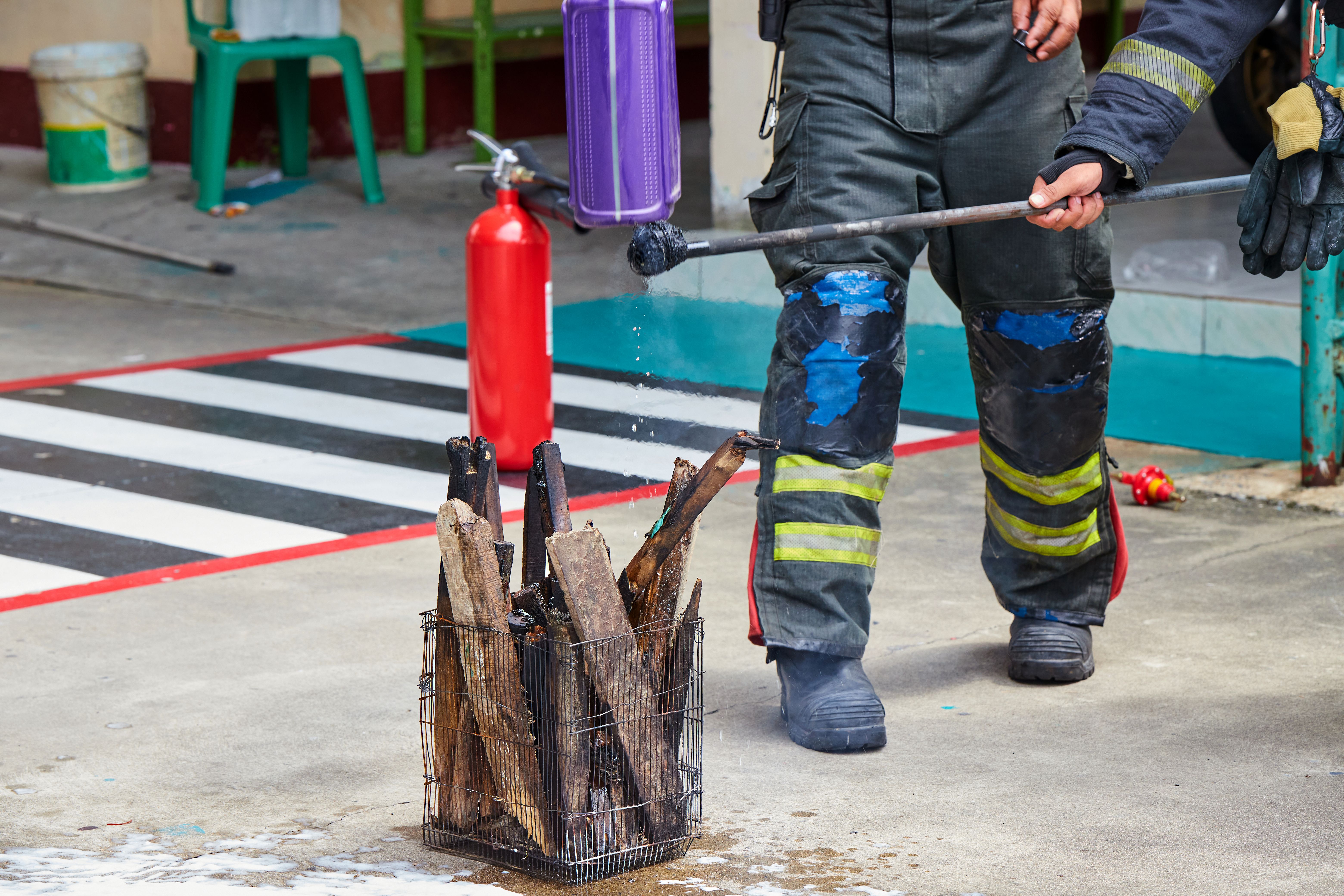 firefighters teamwork