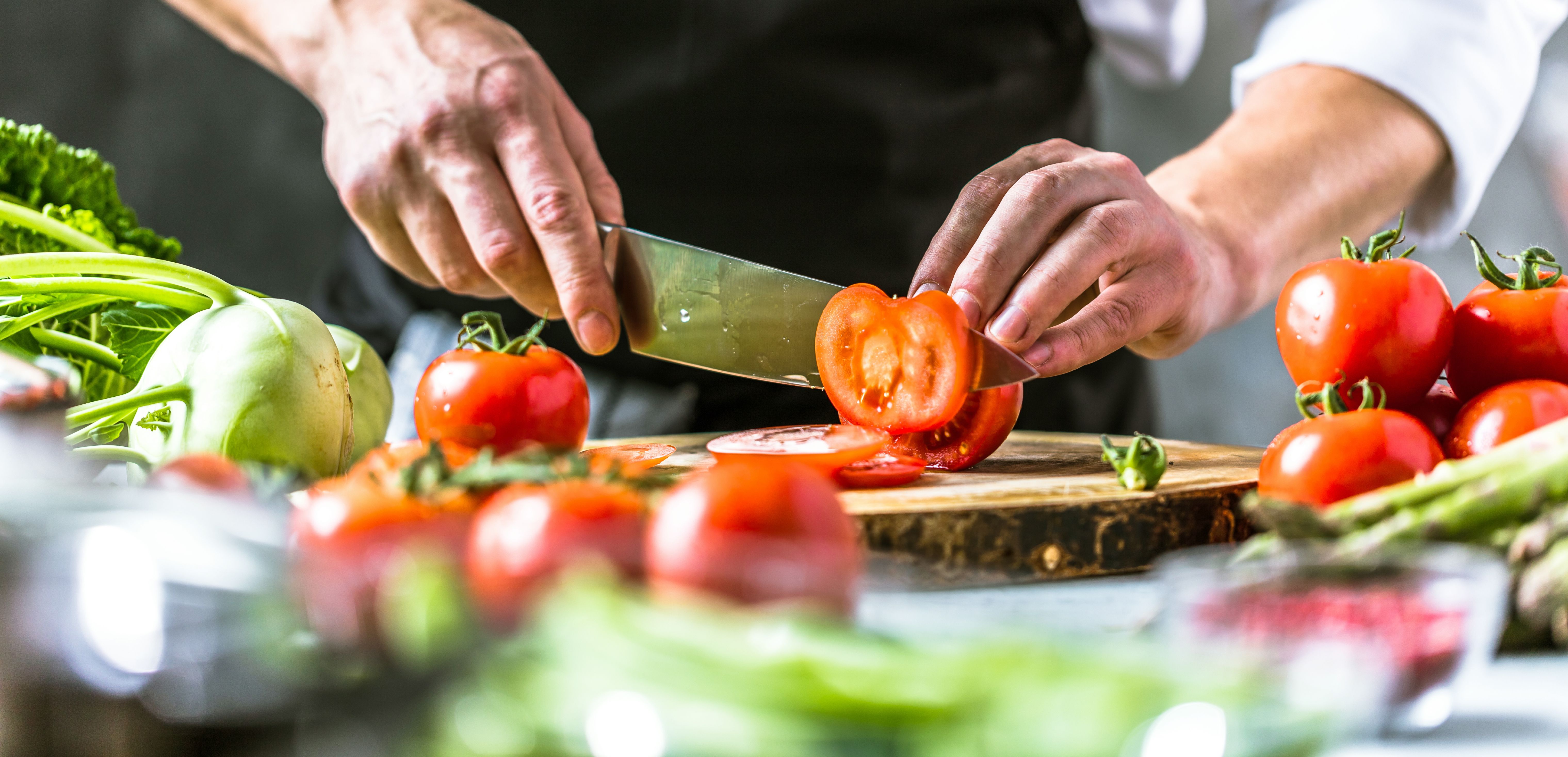 chefs preparing food