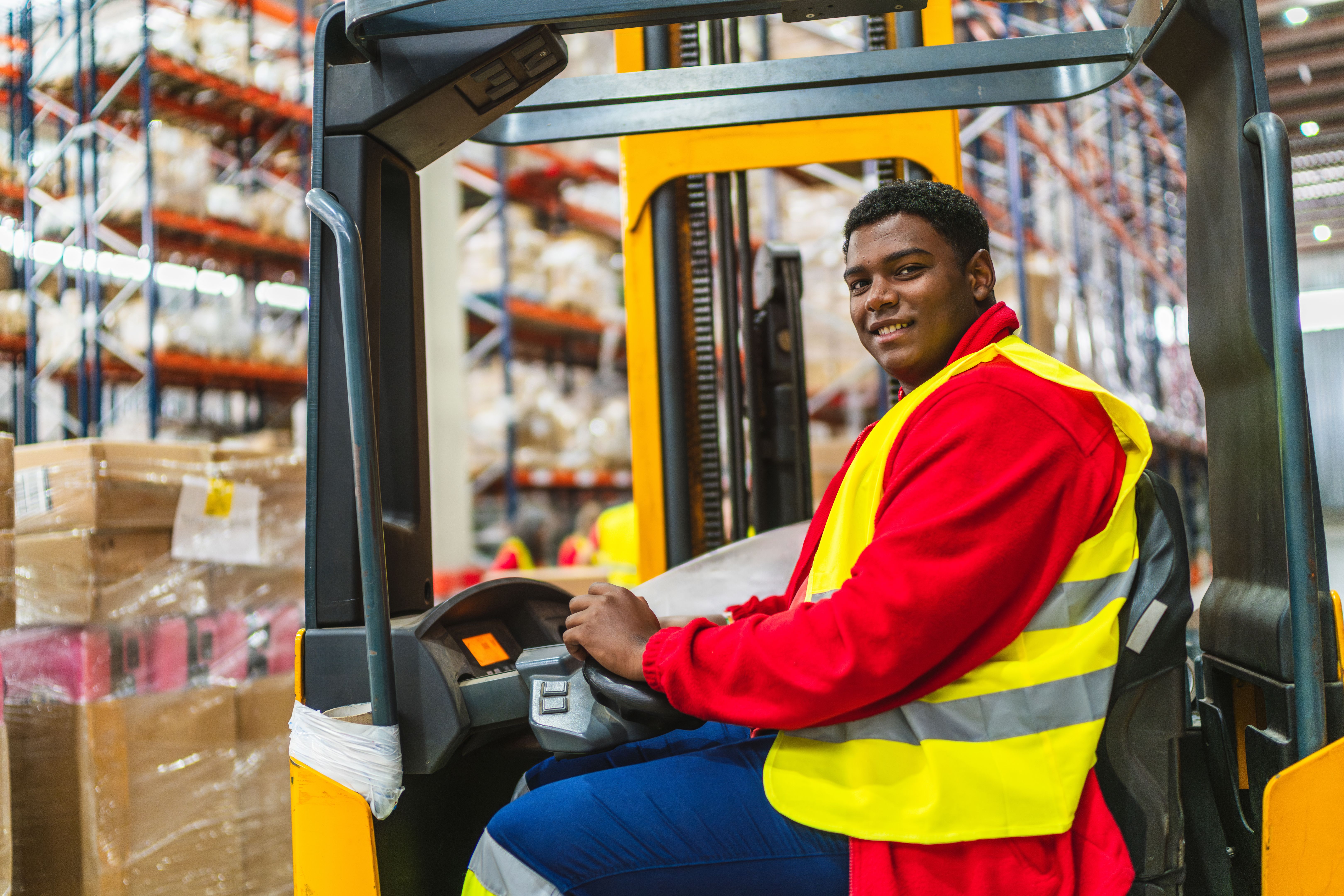 warehouse workers