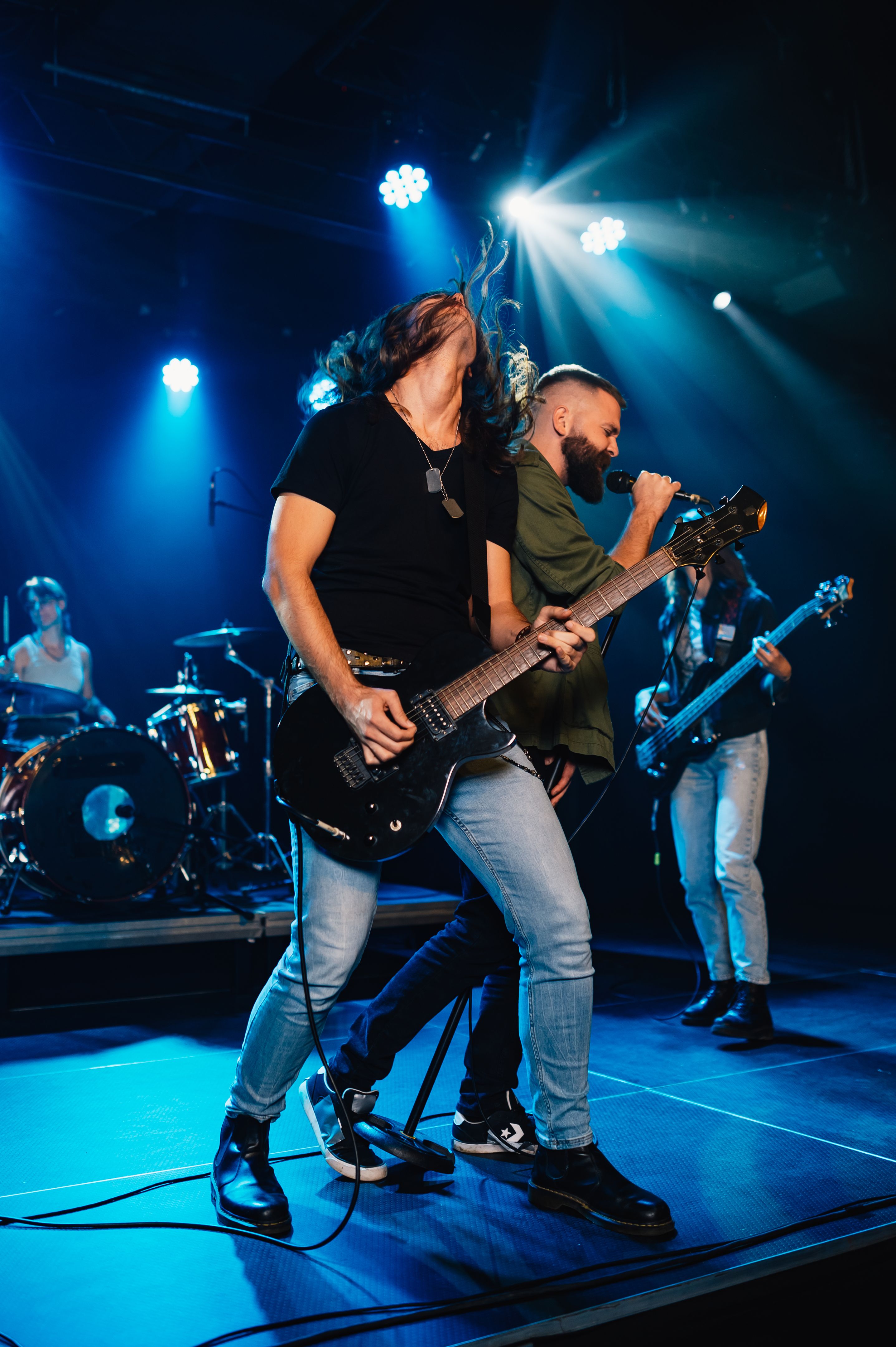 live band performance