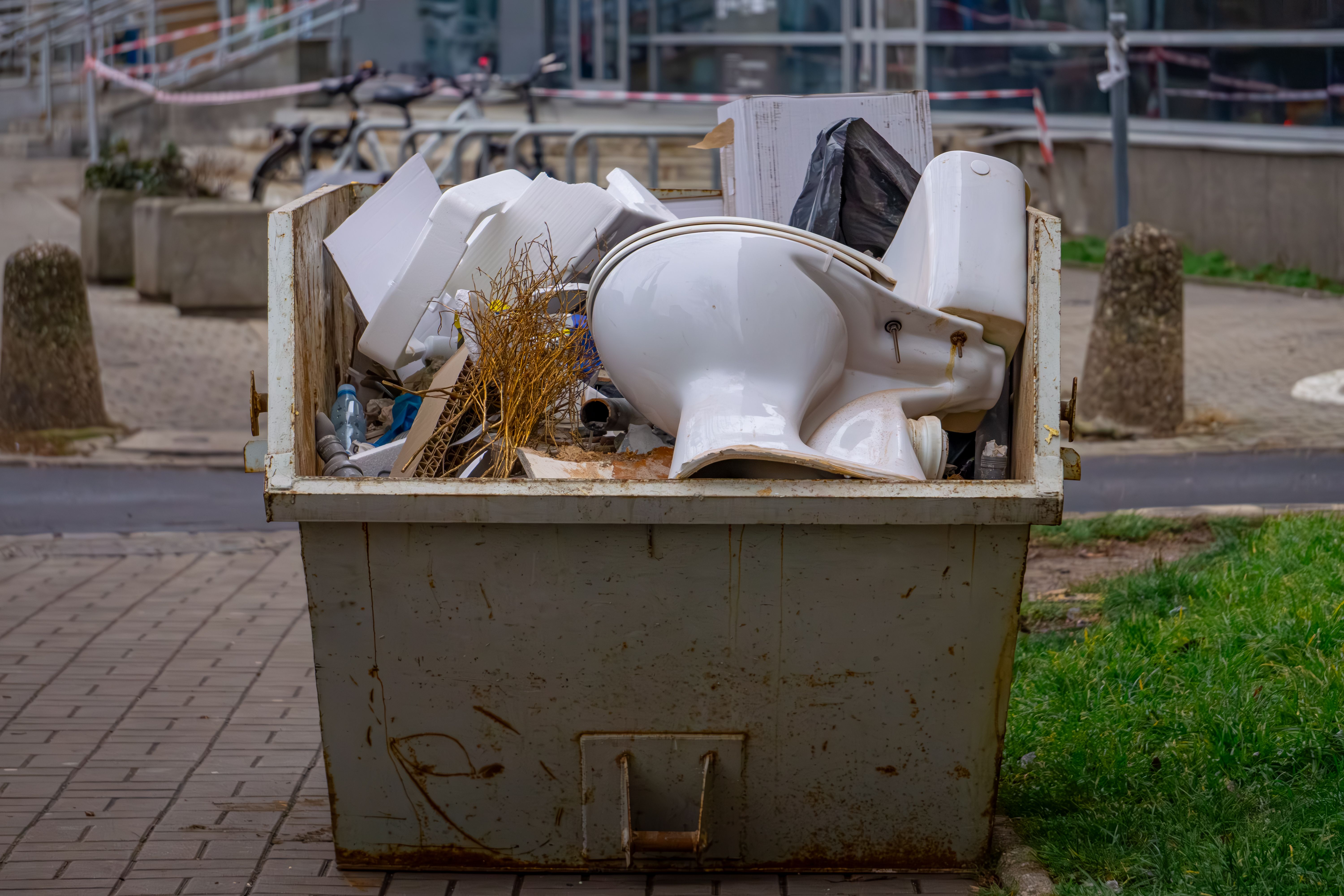 recycling bins construction