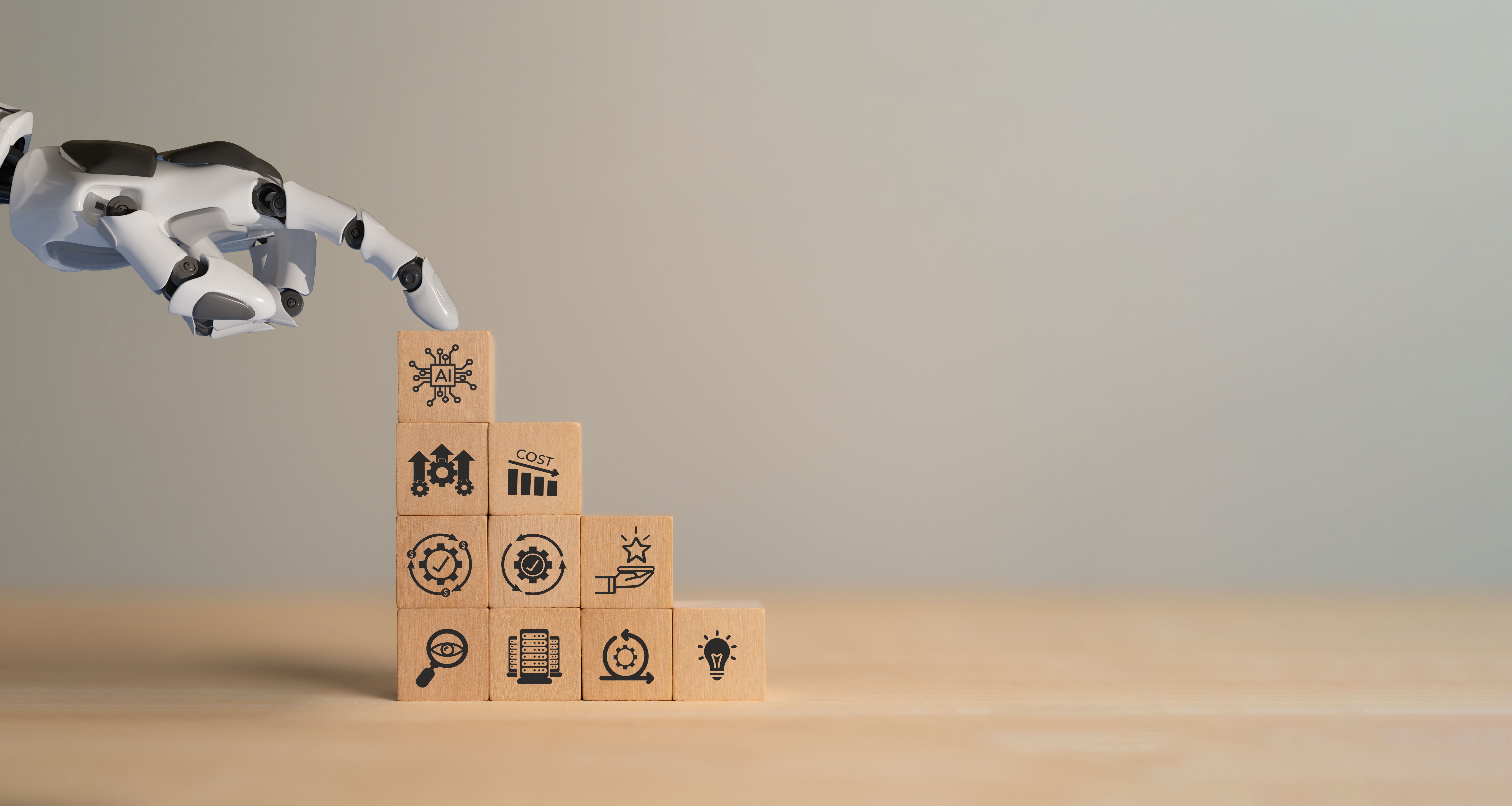 Using artificial intelligence (AI) for  improving efficiency and reducing costs. Implementing in supply chain management, customer service, data analysis, improved productivity and save cost.