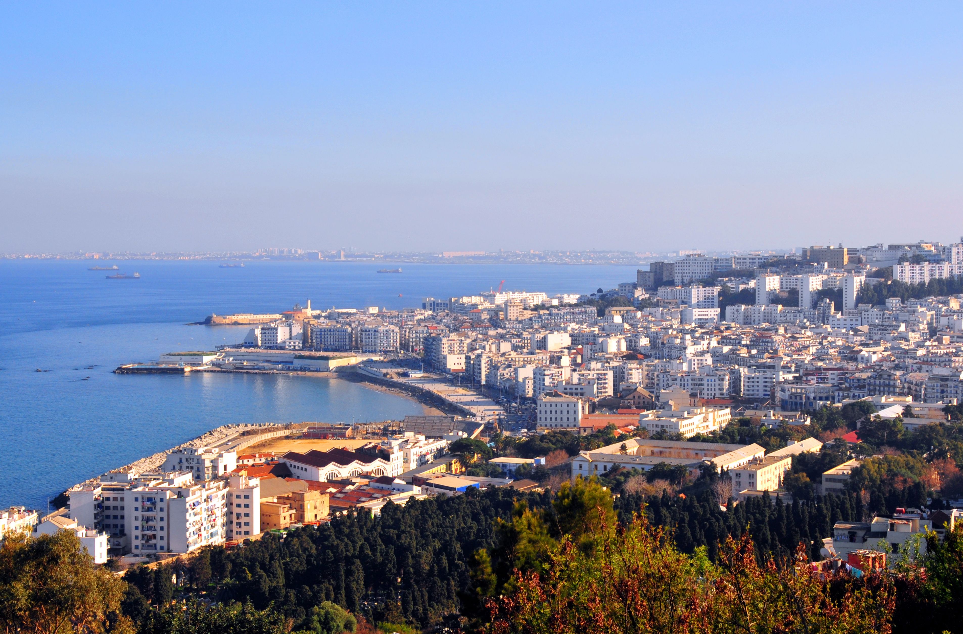 Algiers seen from Notre Dame d'Afrique cathedral Algiers seen from Notre Dame d'Afrique cathedral