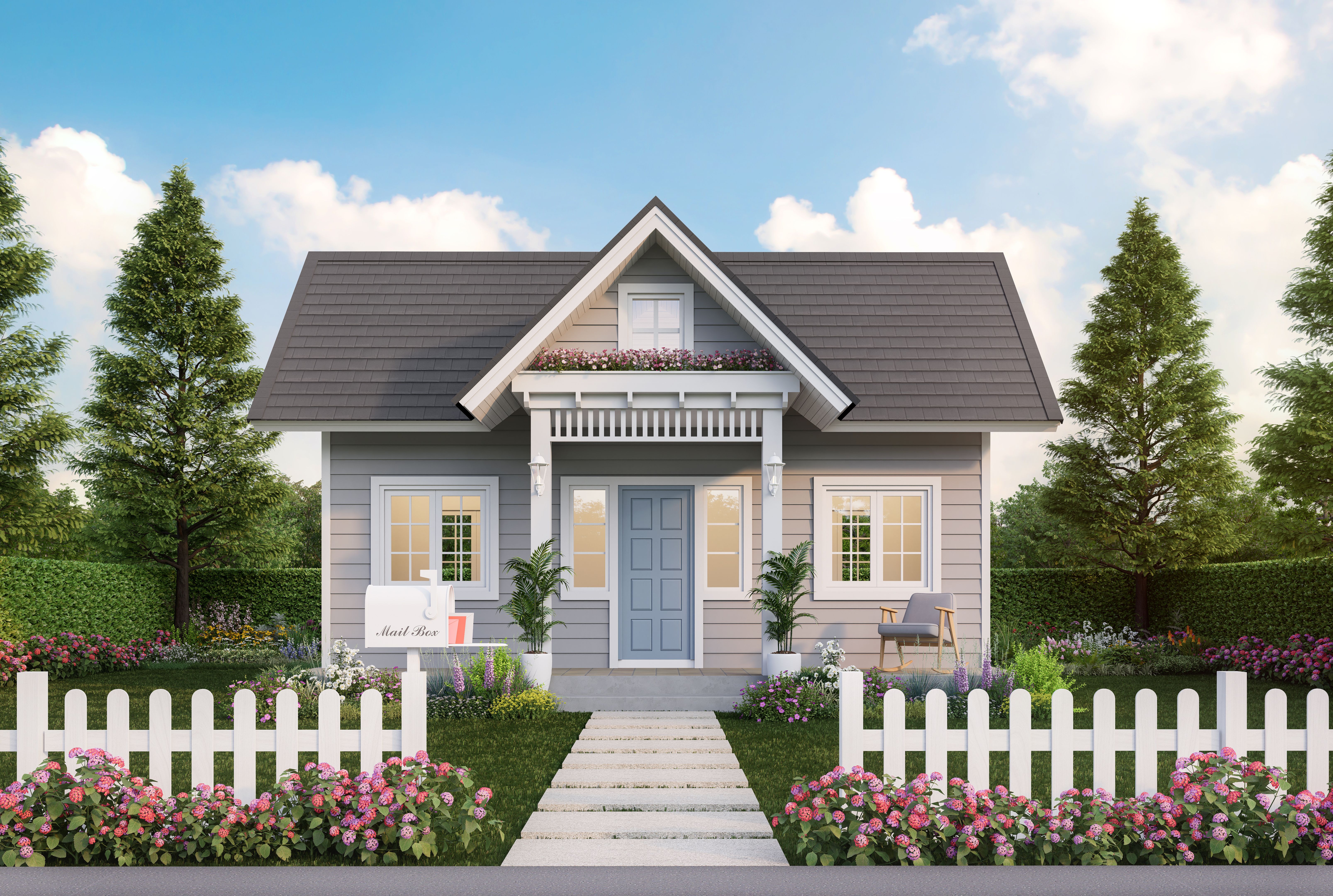 home exterior spring