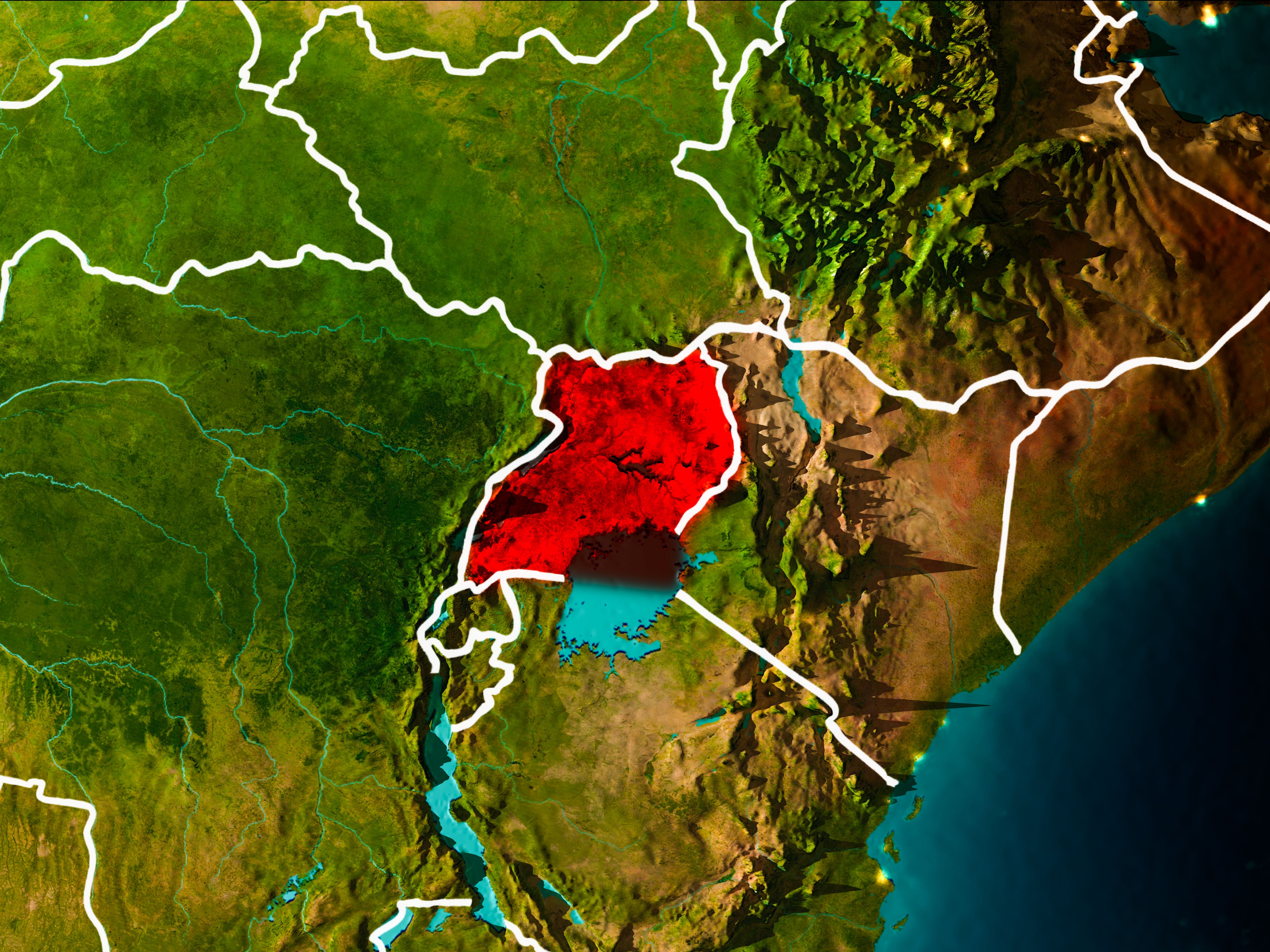 uganda border