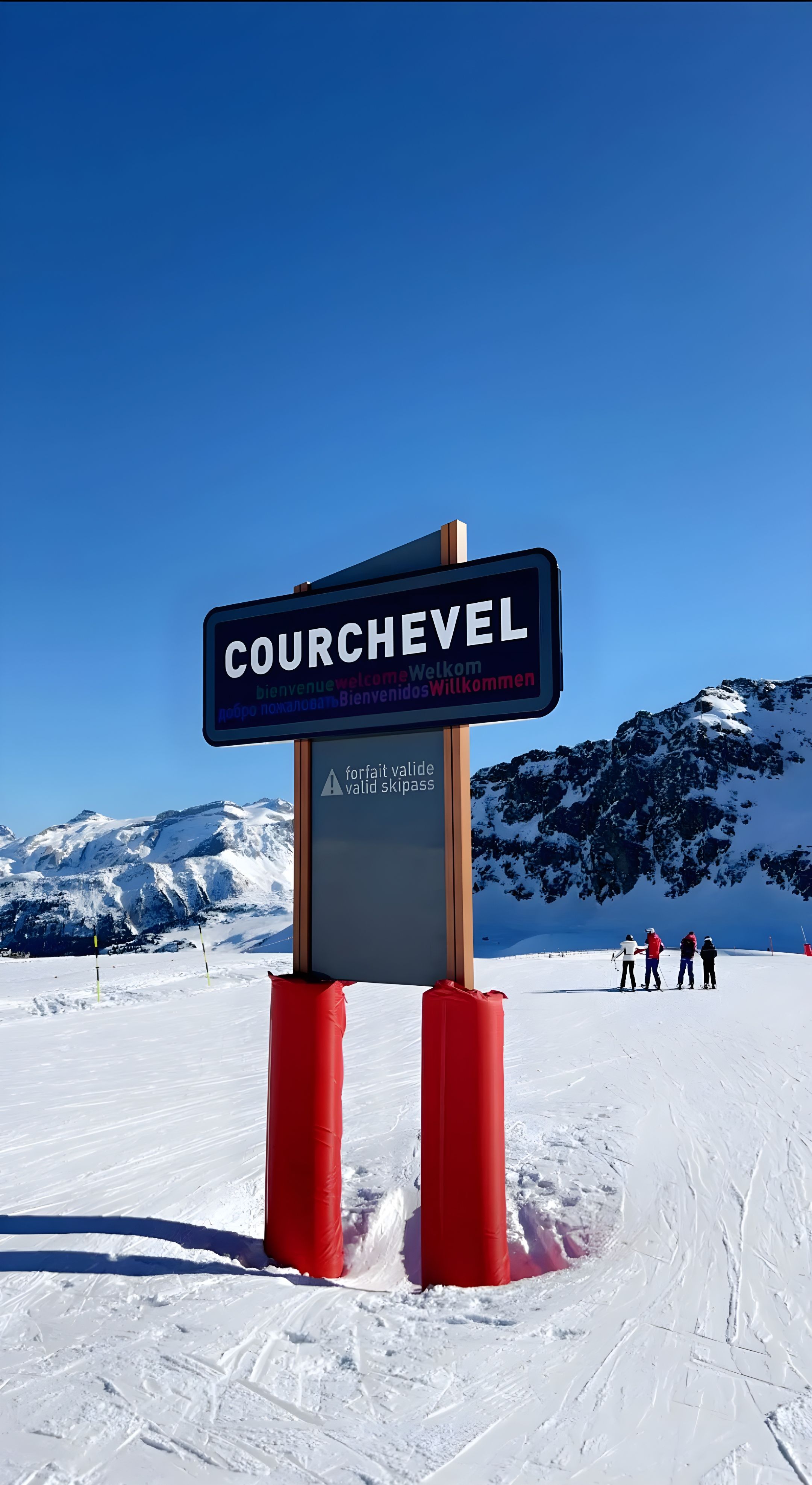 Courchevel in ice.