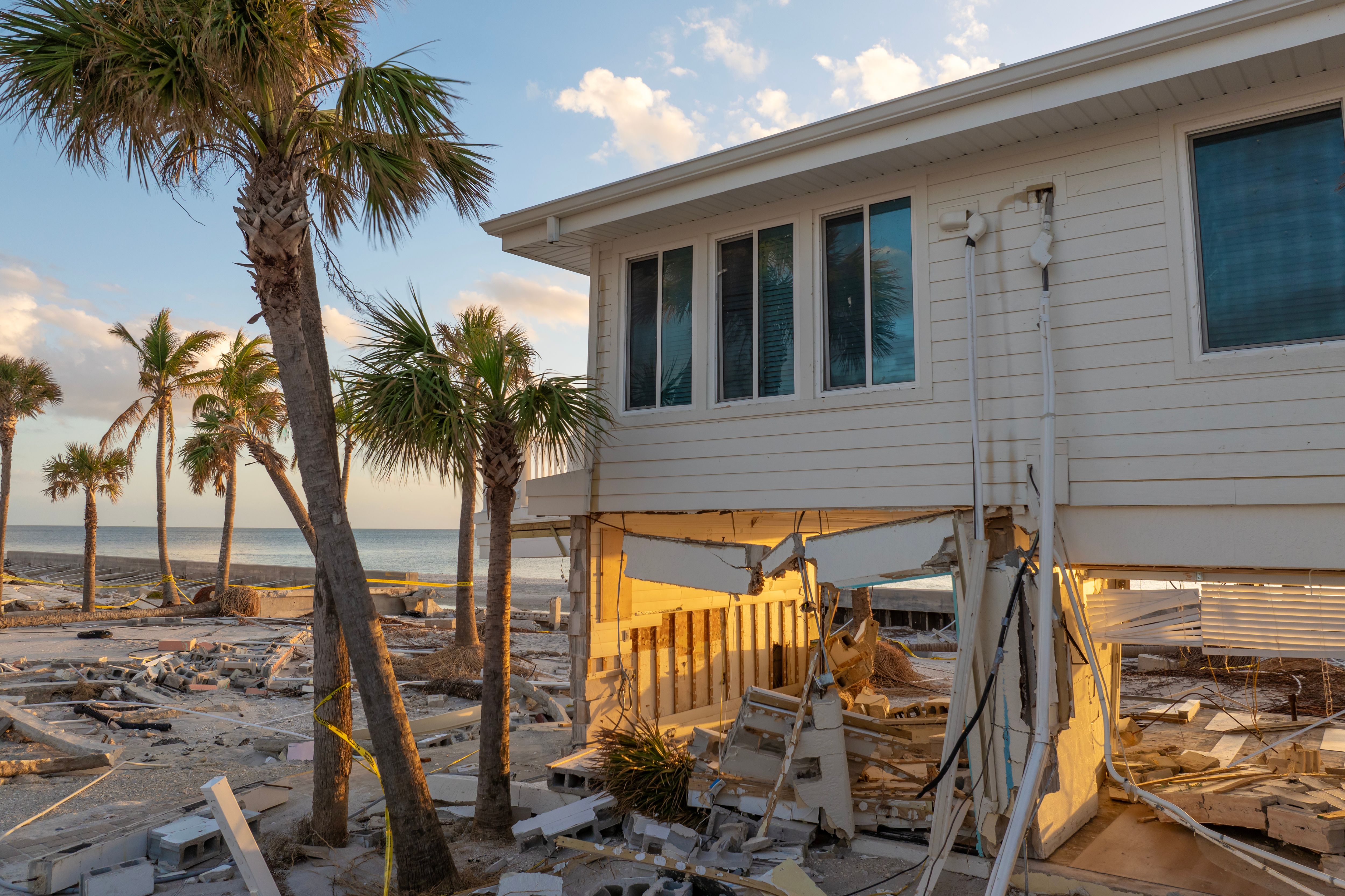 storm damage house