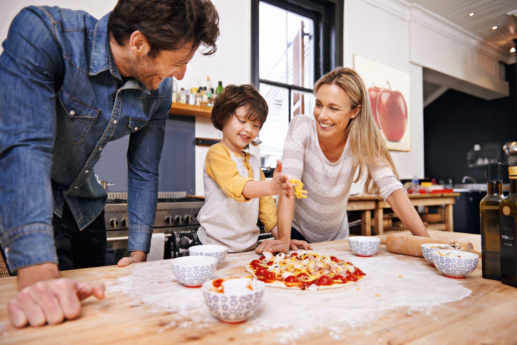 homemade pizza