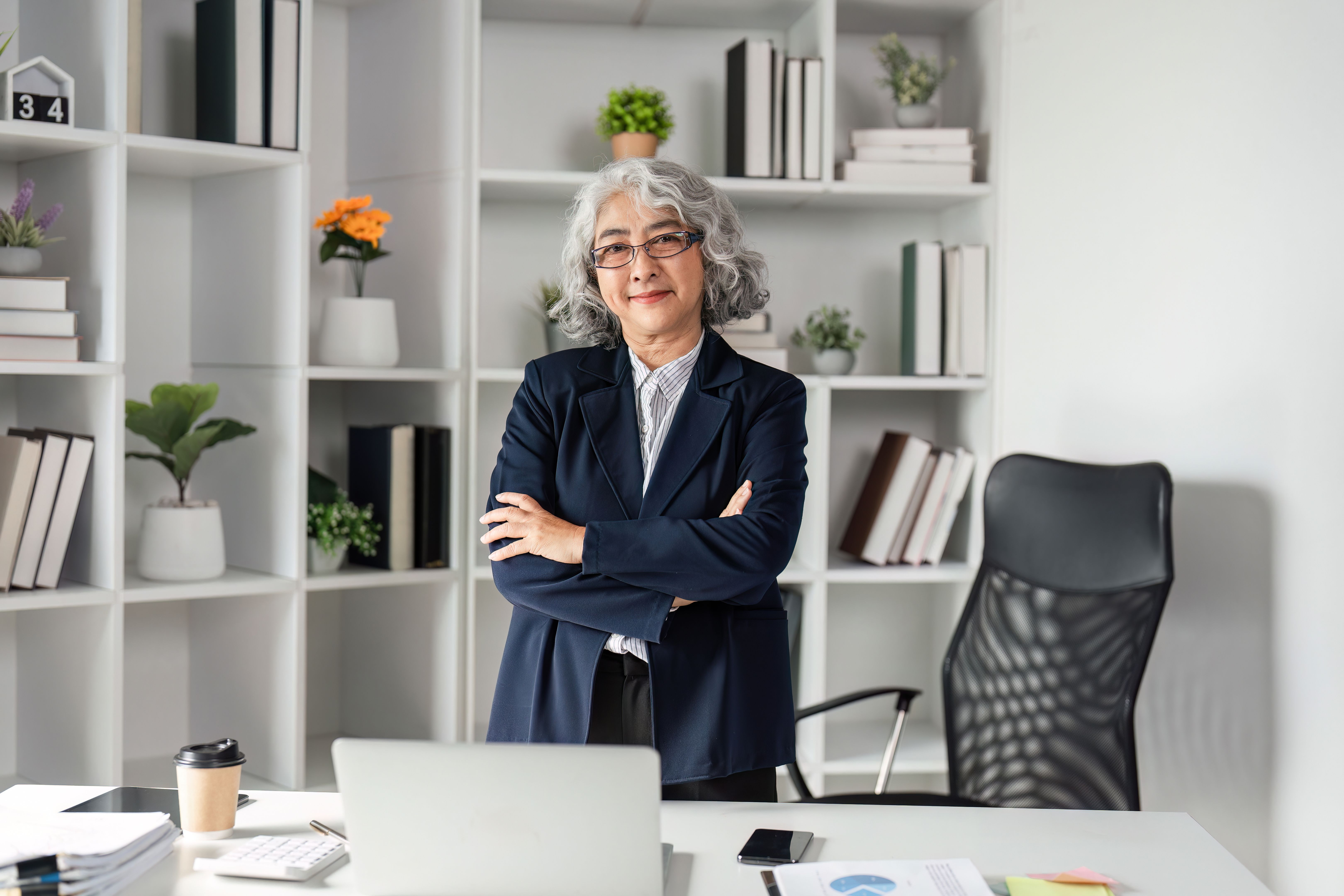 senior professional workplace