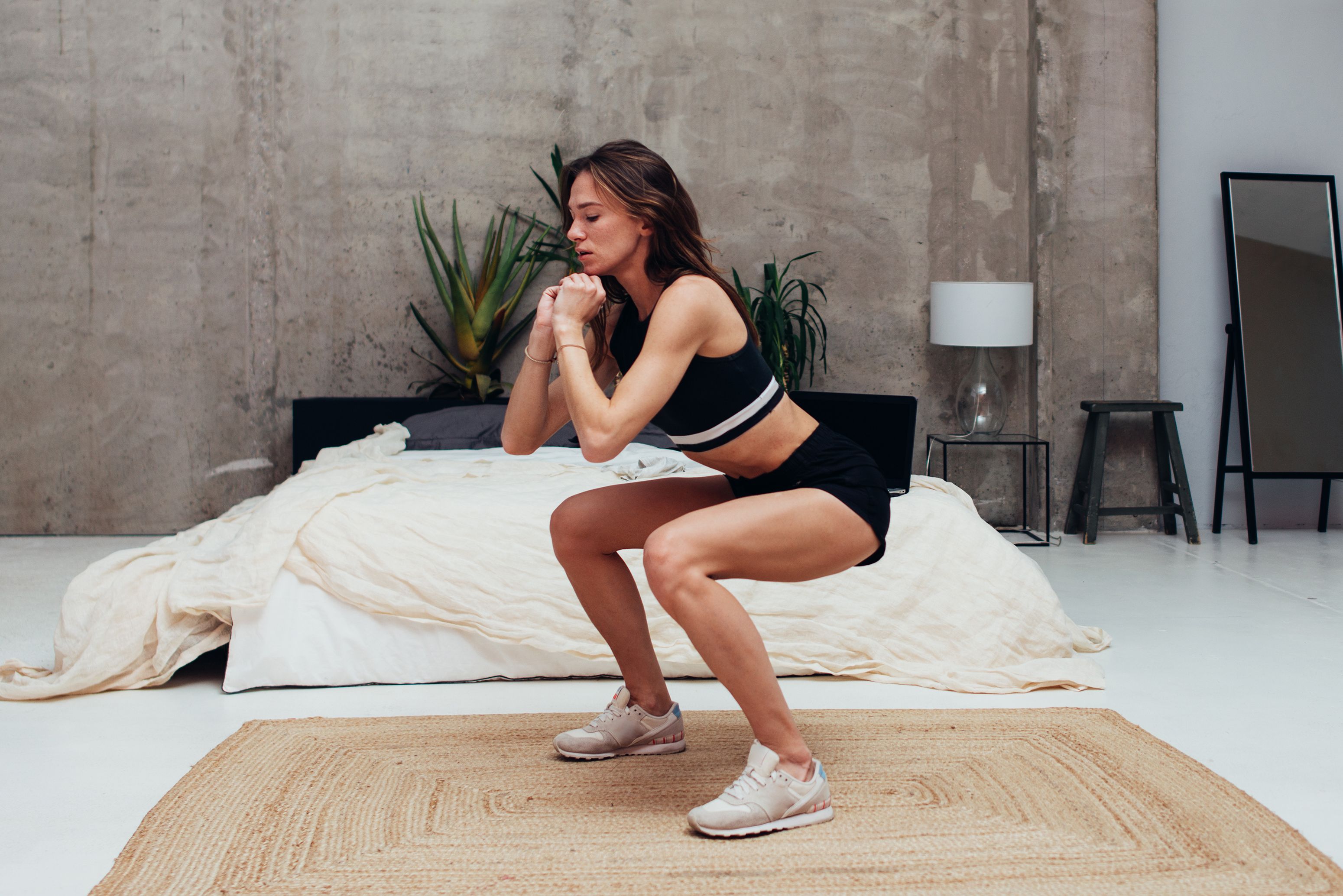 home workout squats