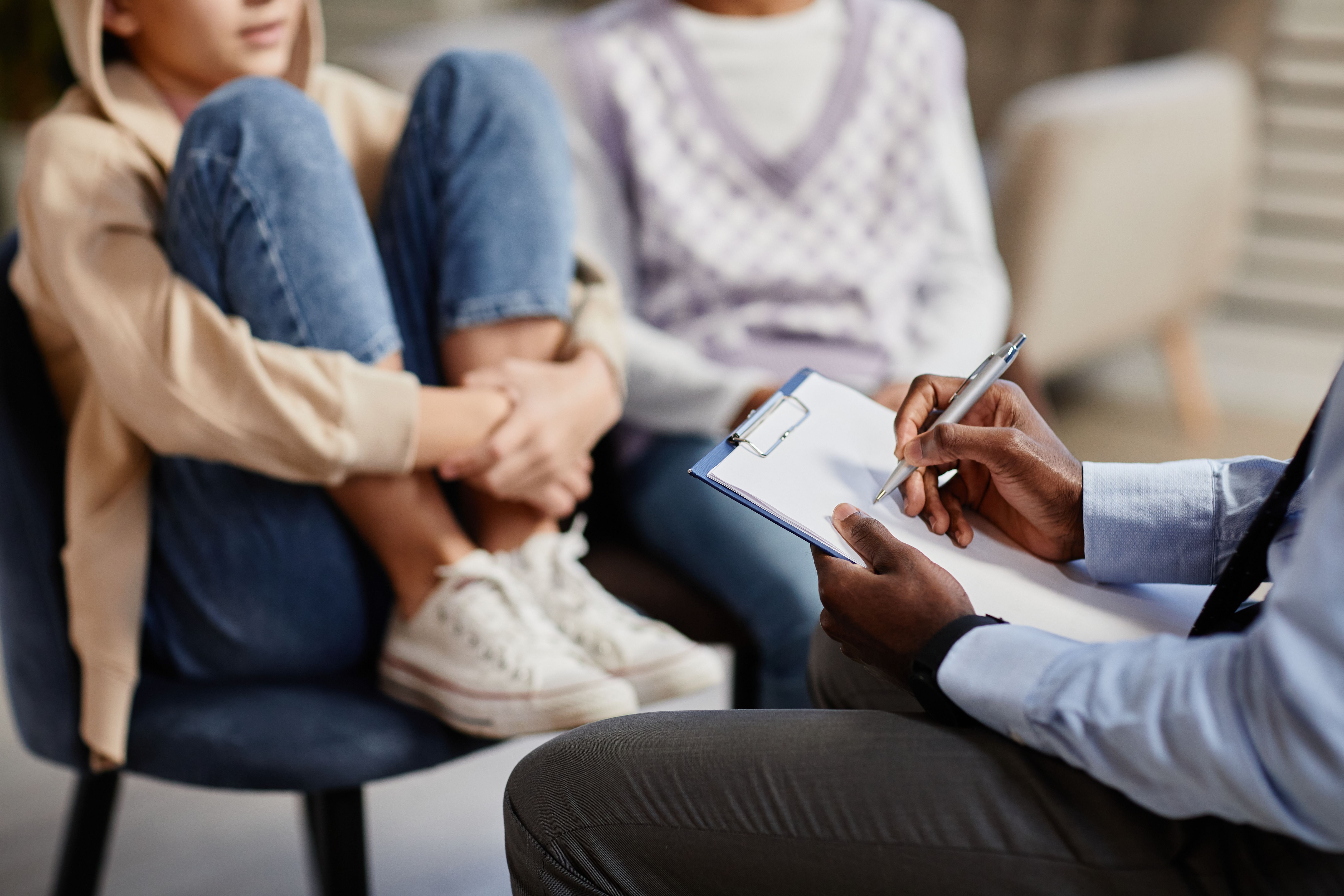 Youth mental health therapy session