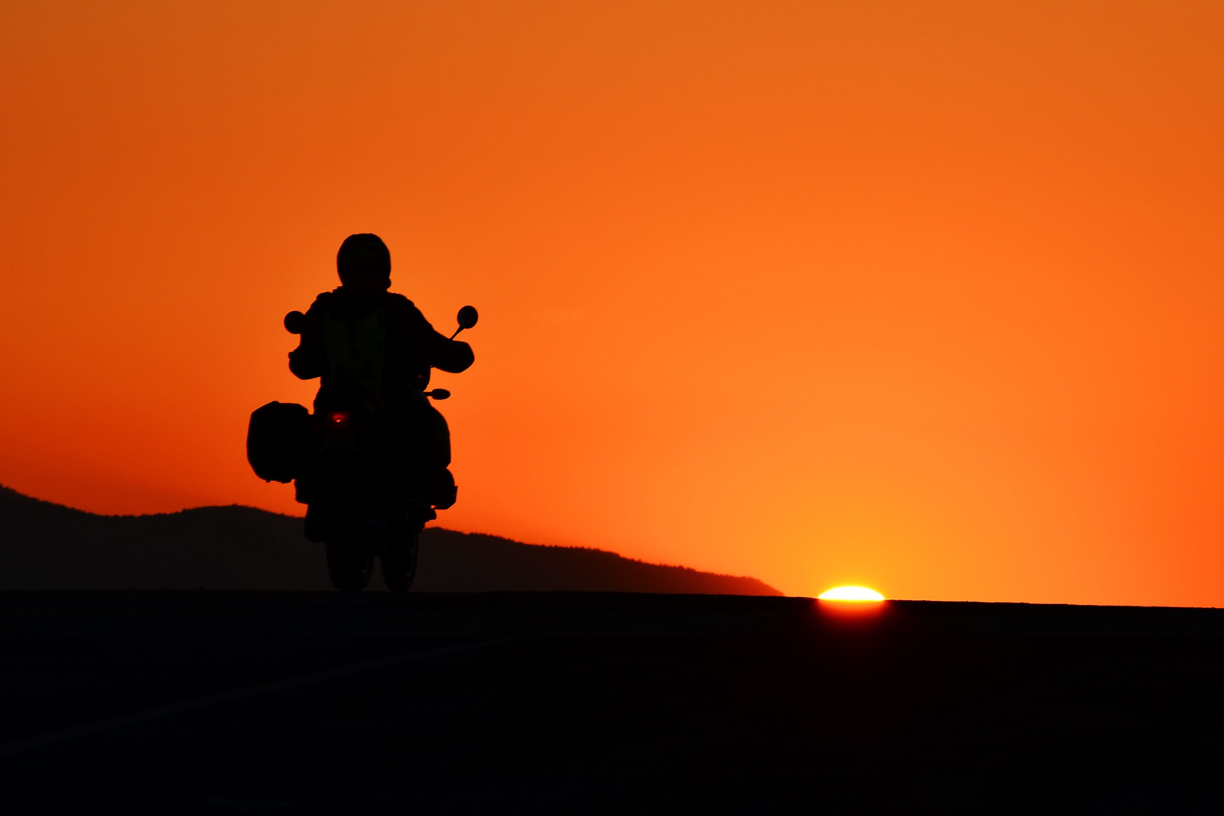 careful motorcycle riding