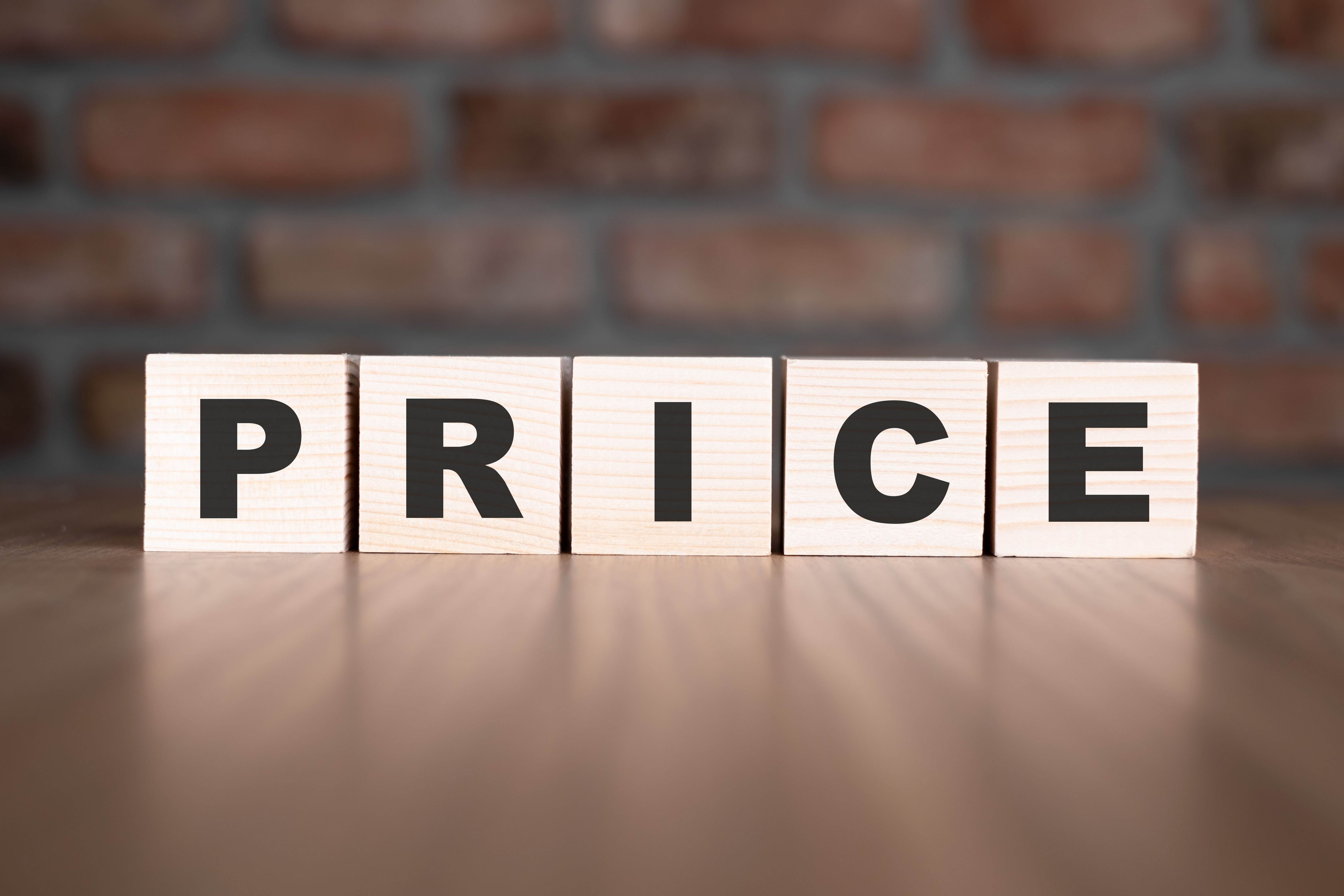 pricing table