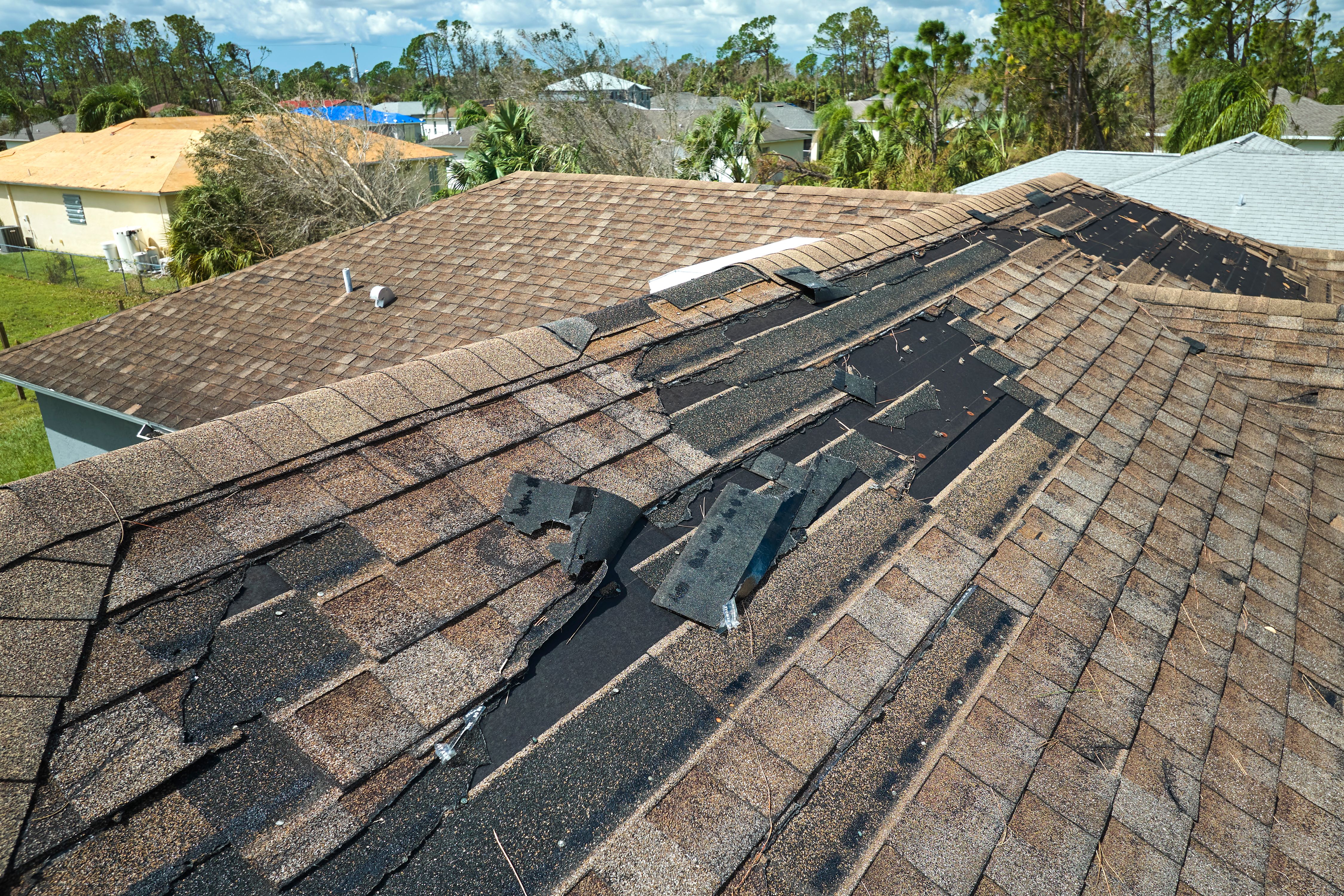 roof damage