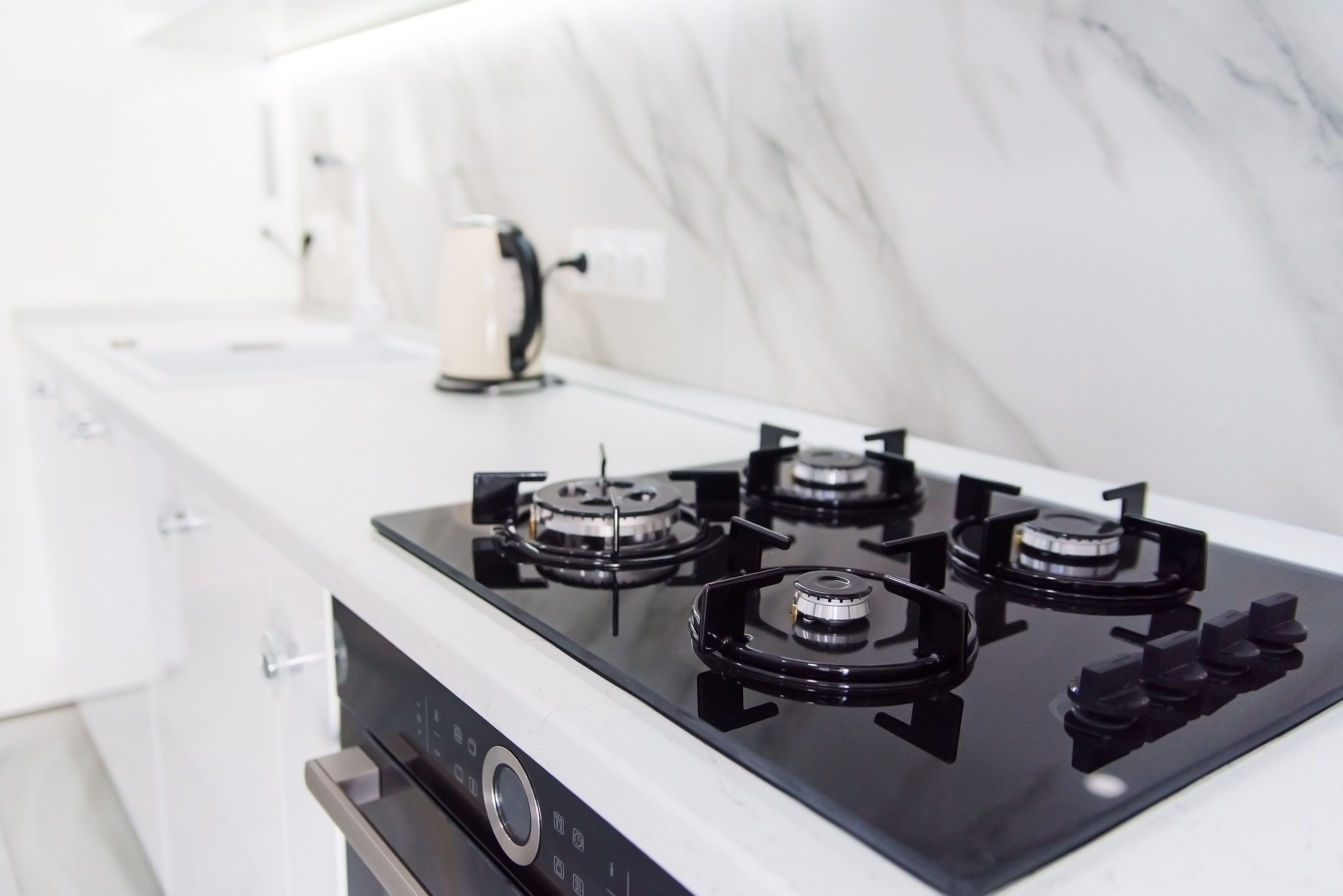 gas stove cleaning