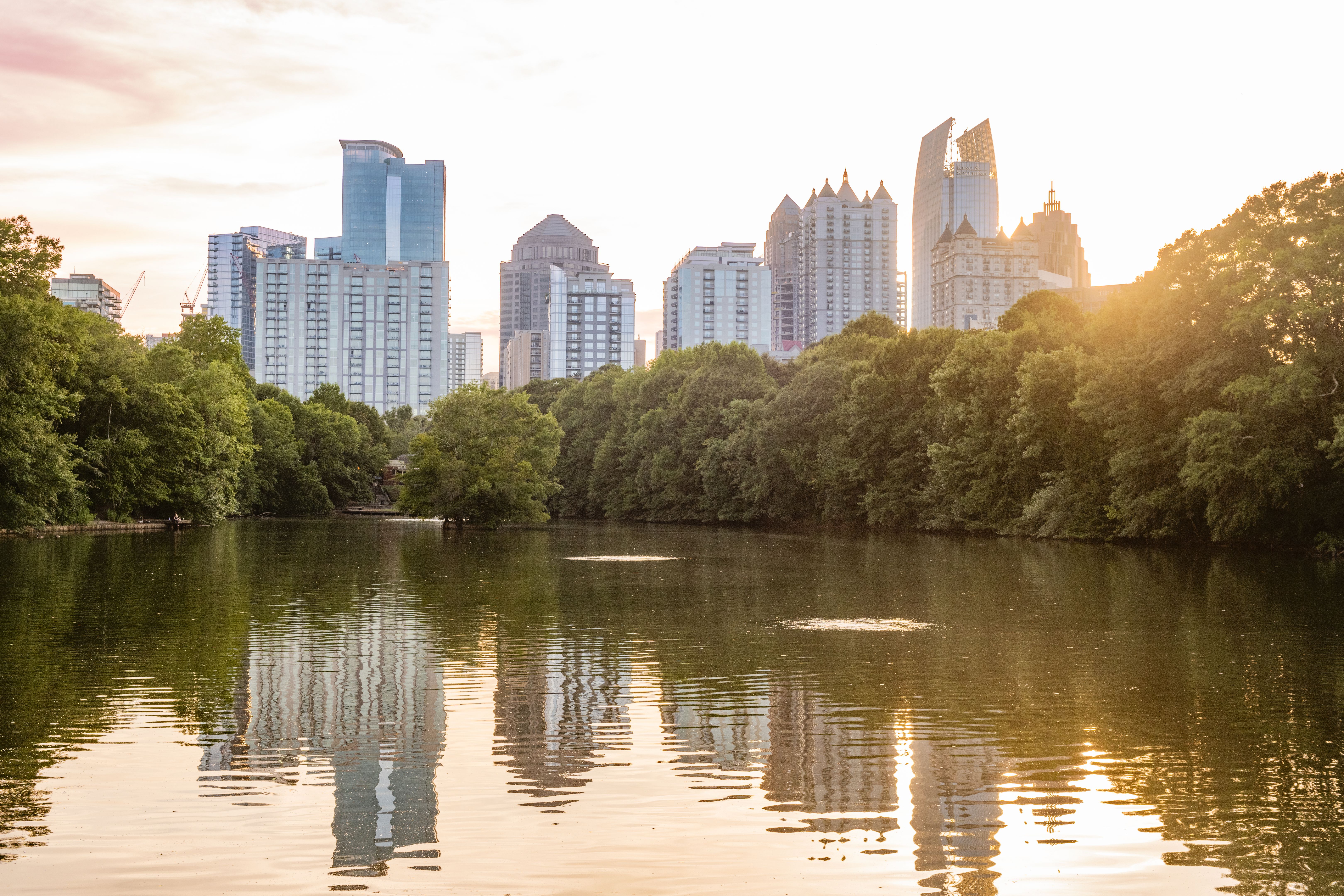 atlanta skyline summer