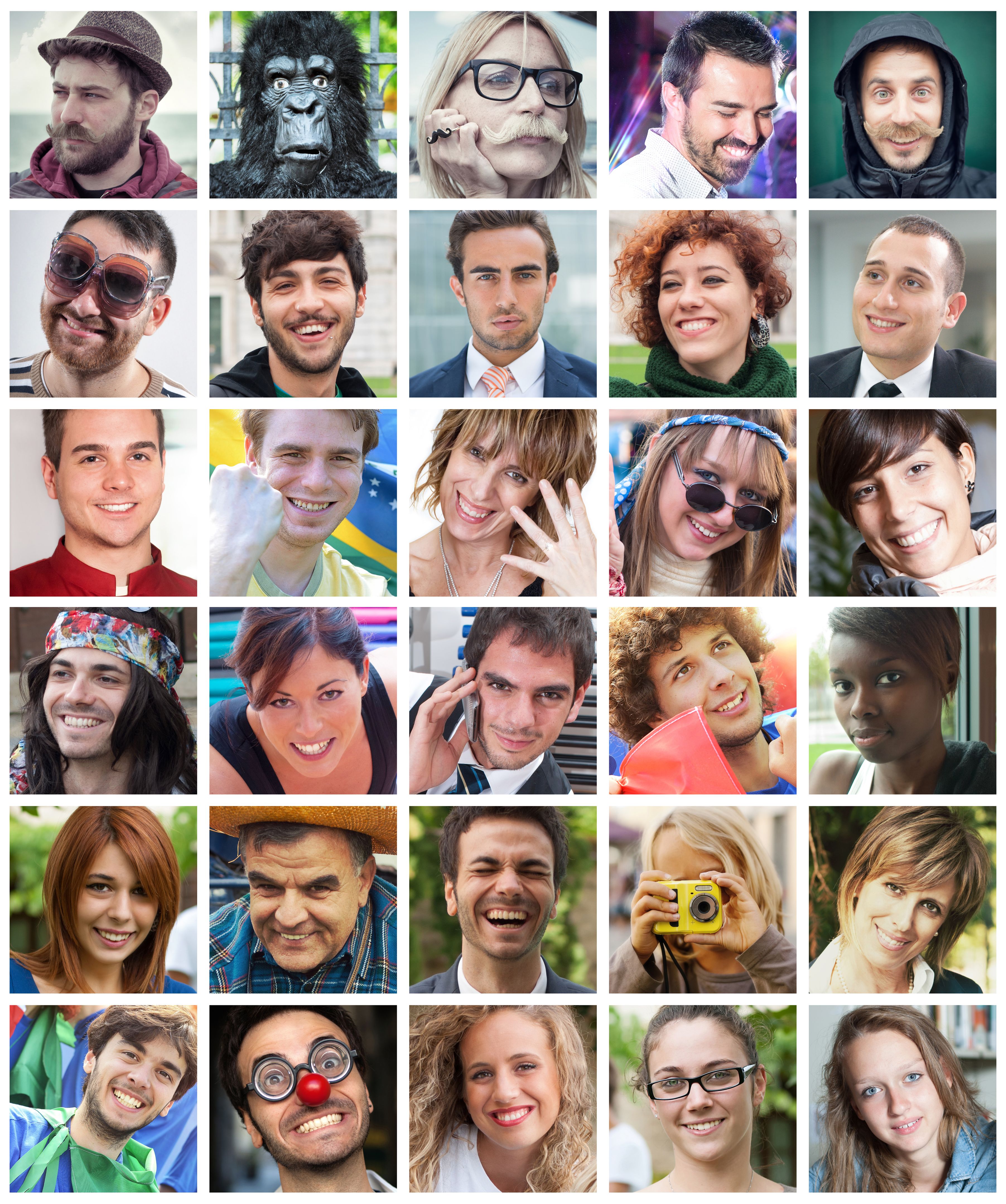 social media profiles