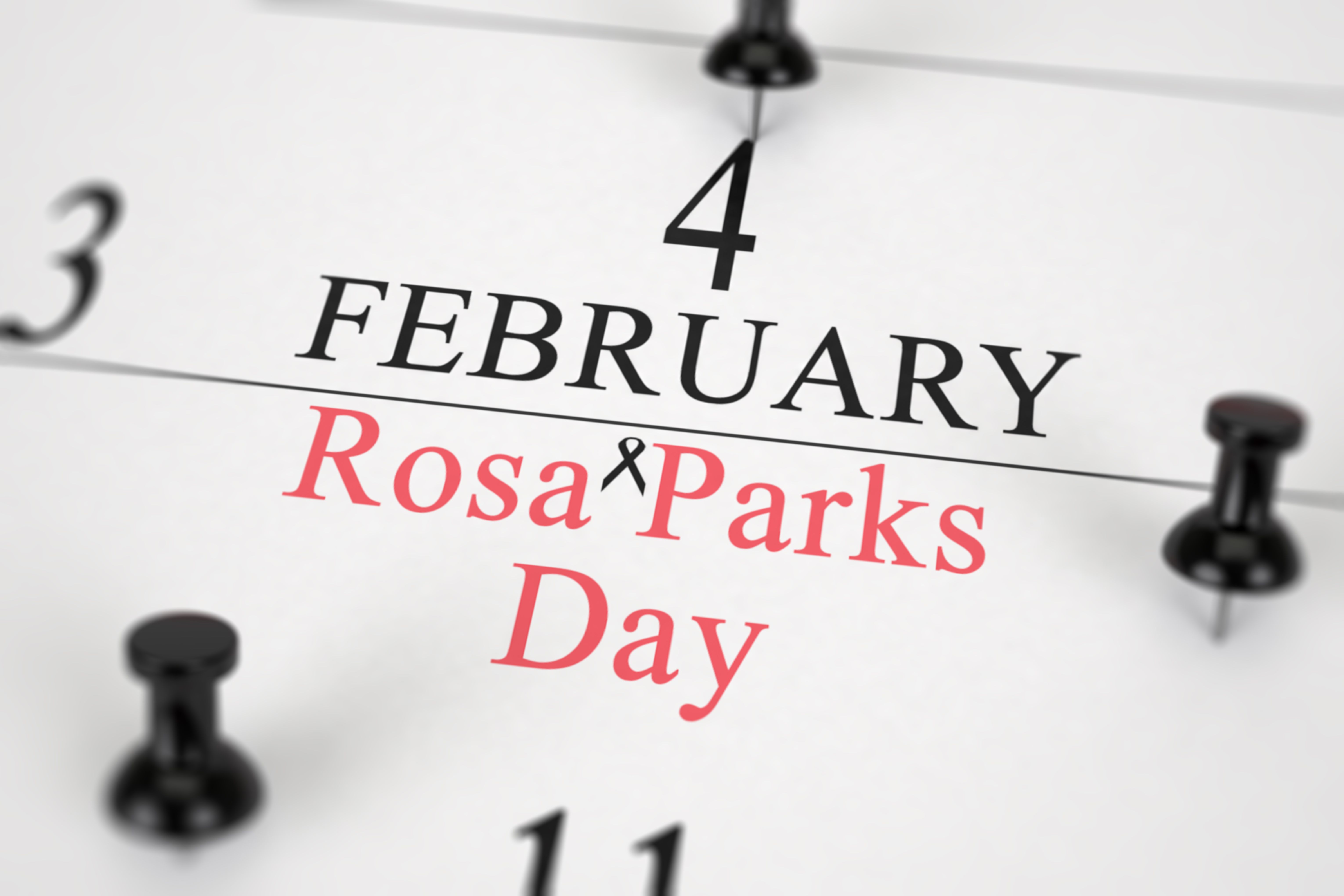 Calendar Concept Rosa Parks Day