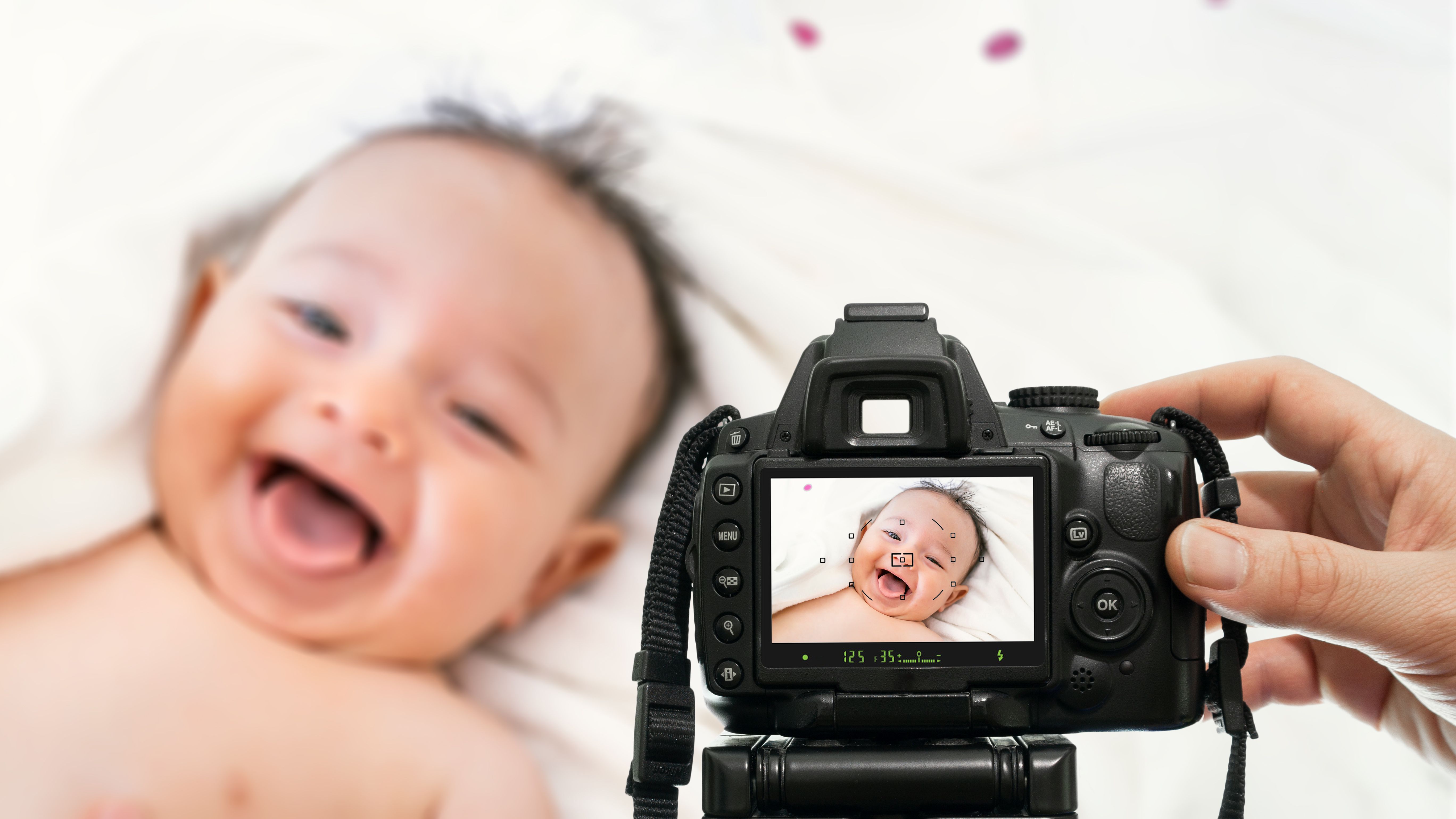 baby photoshoot setup