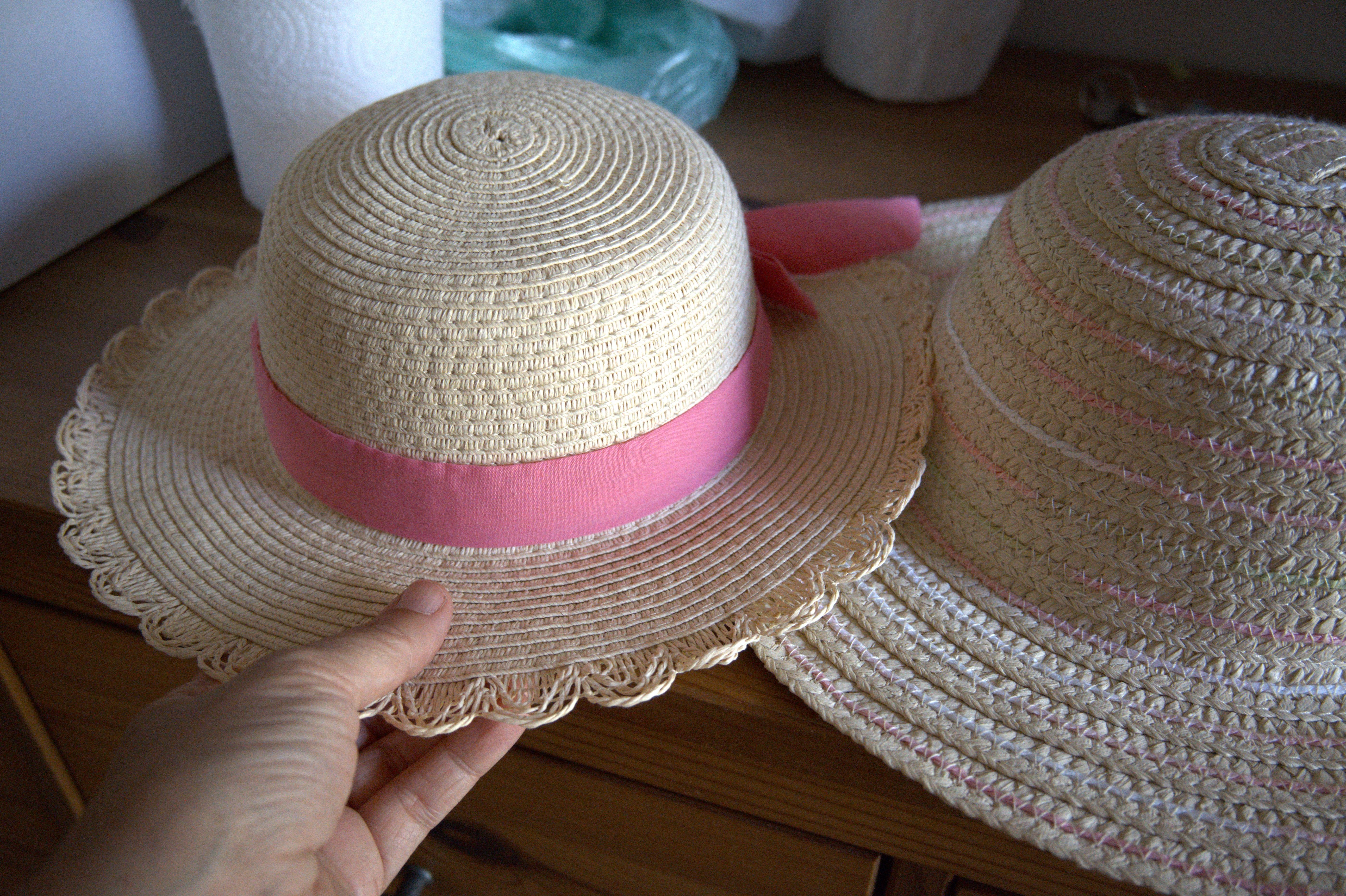 straw hat felt hat