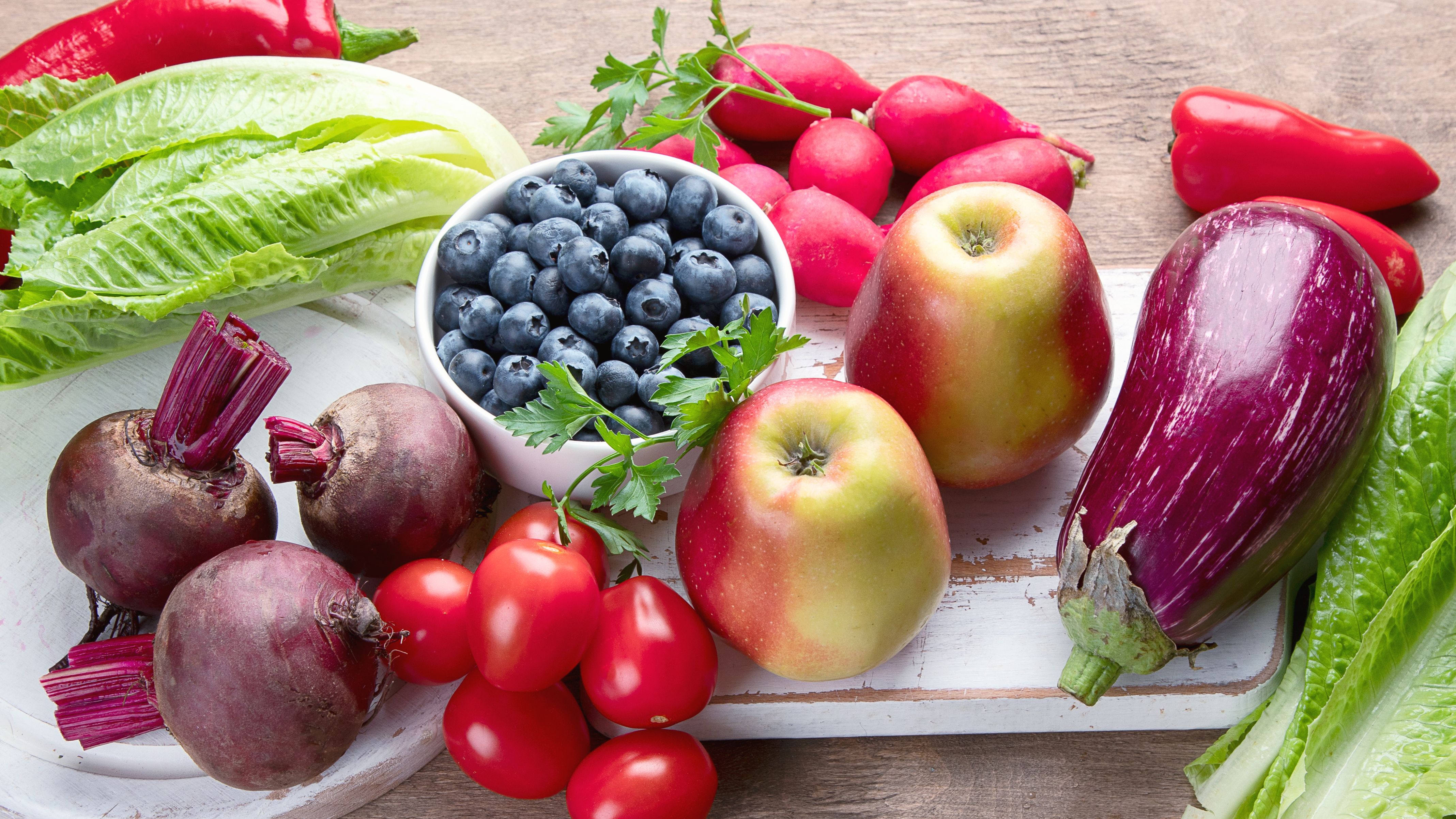 Healthy food  high in anthocyanins