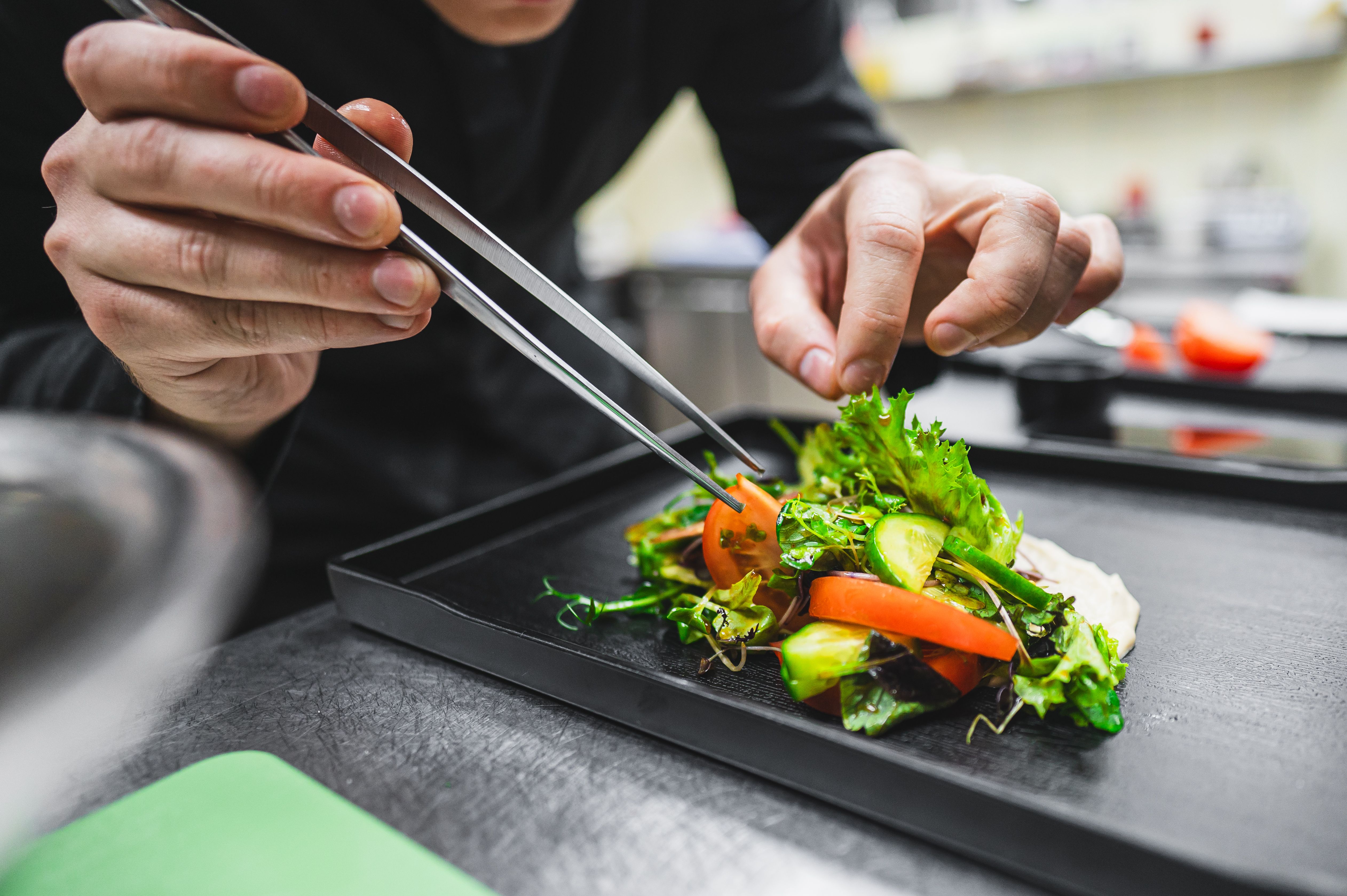food plating