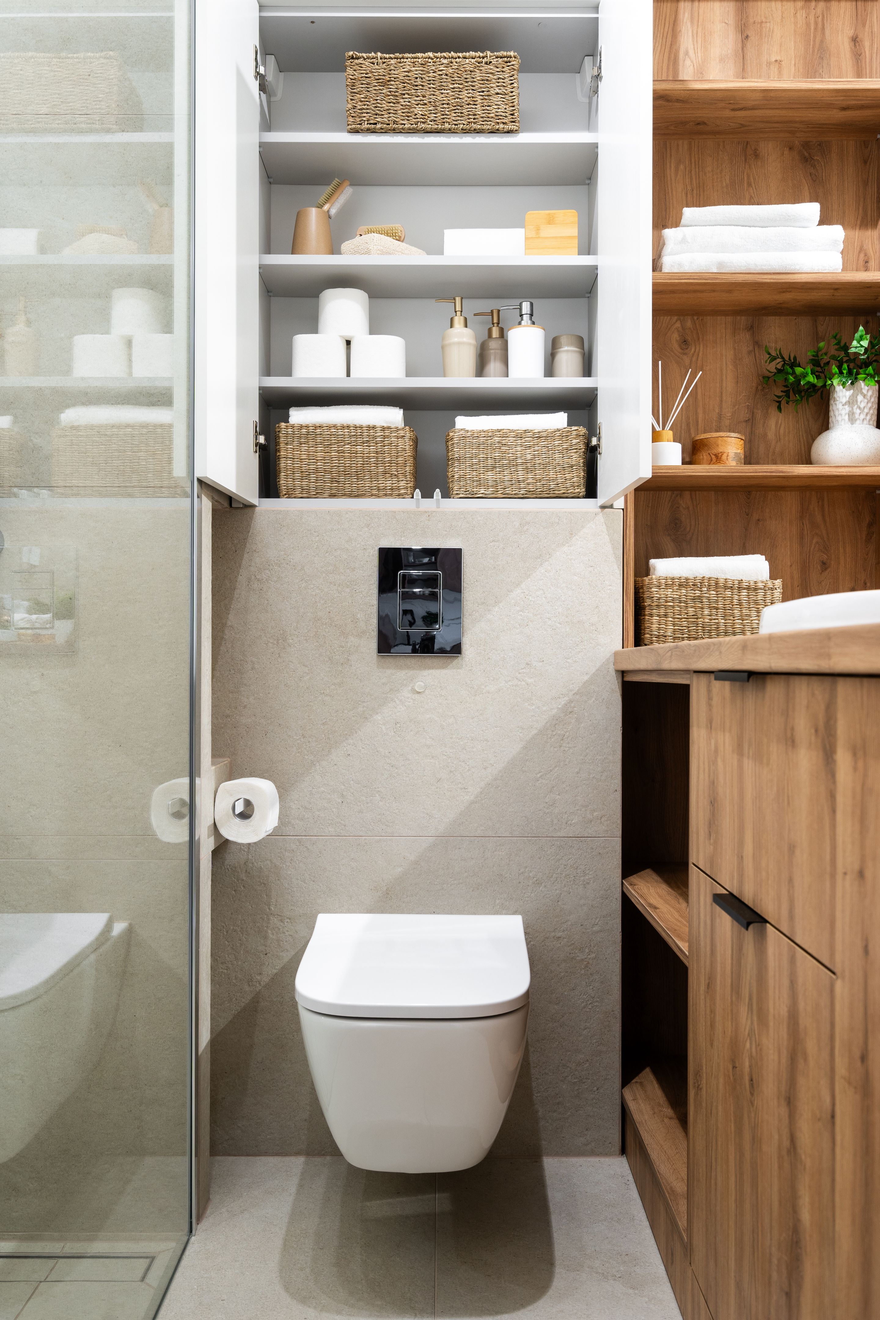 smart storage bathroom