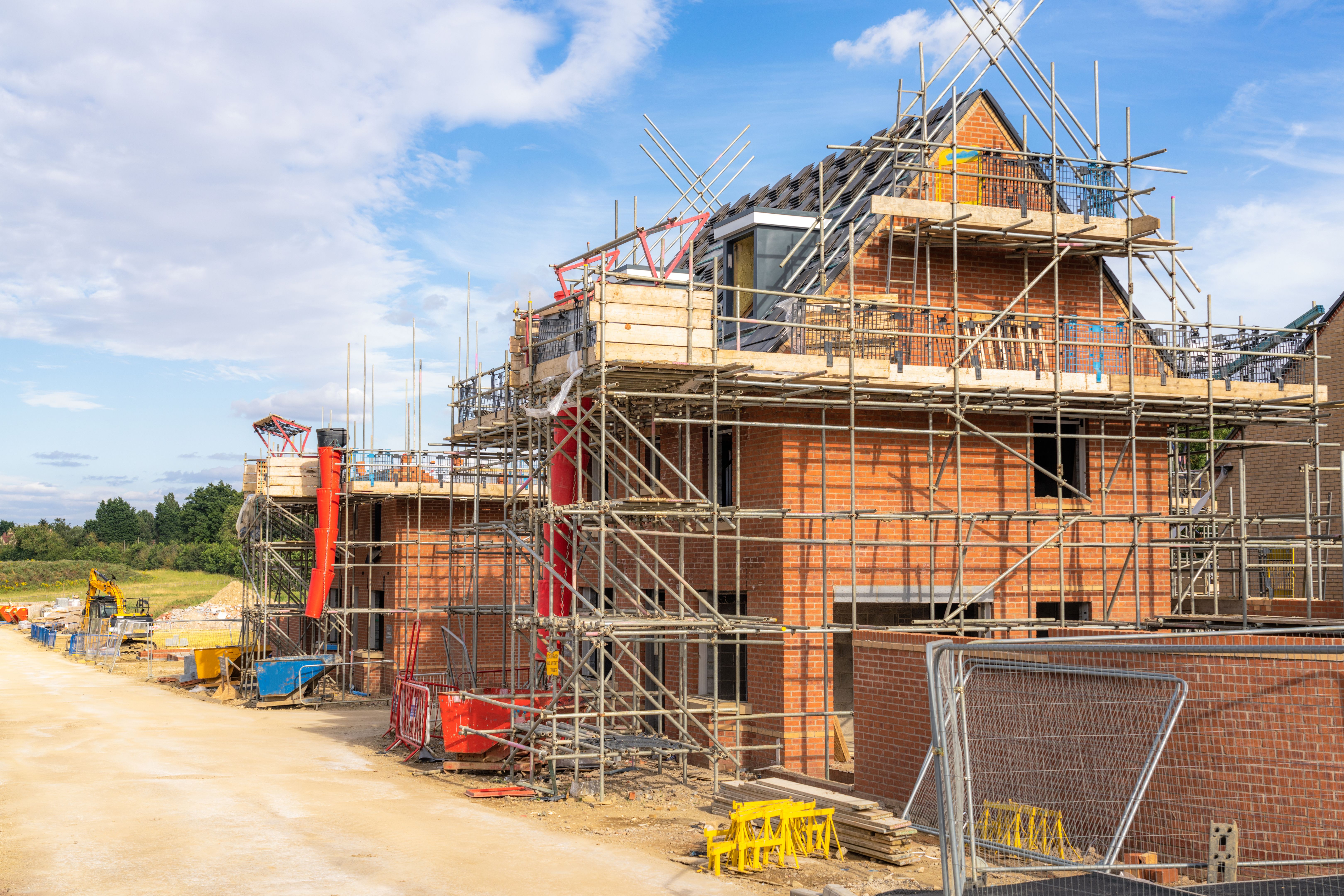House building in England
