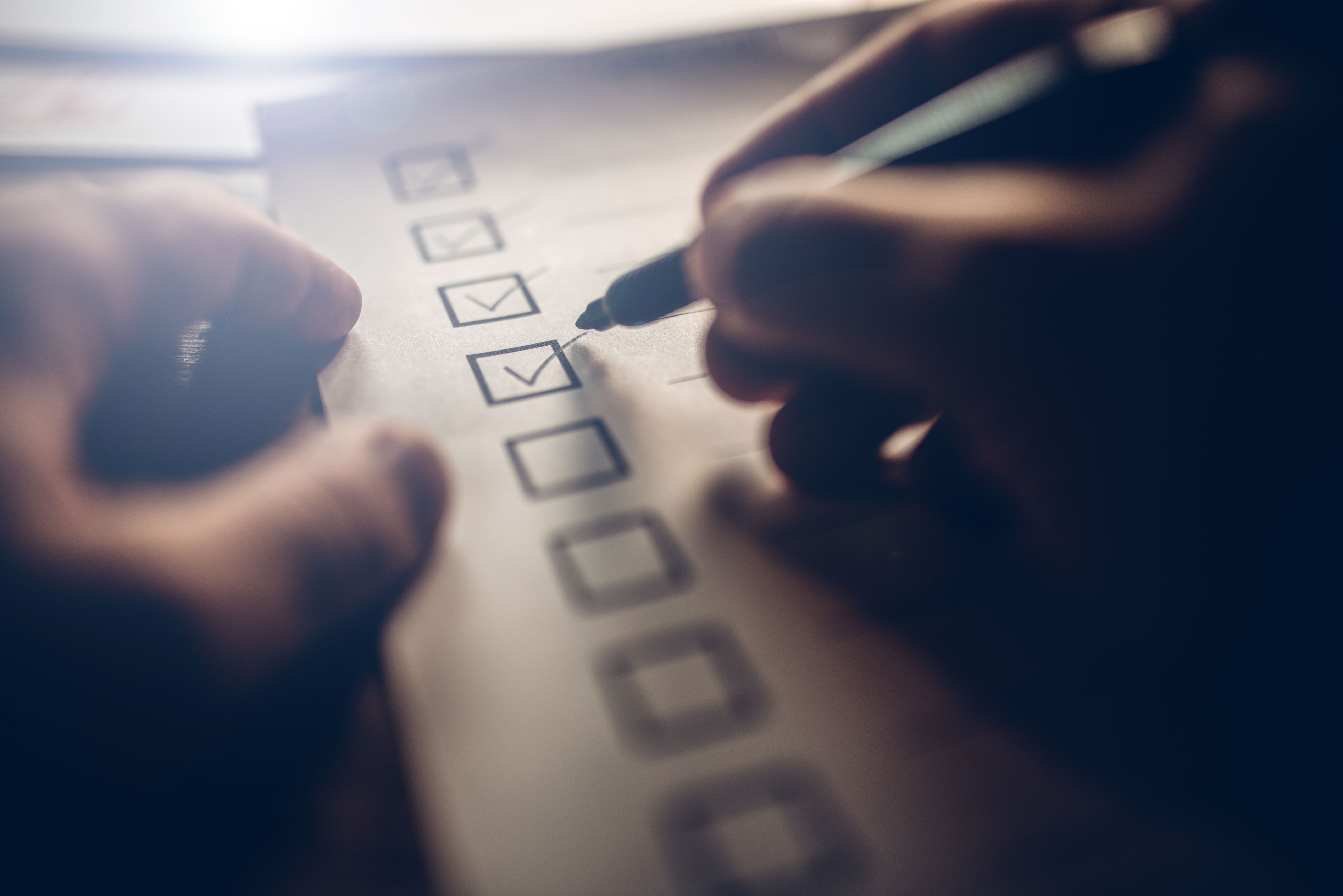 monthly maintenance checklist