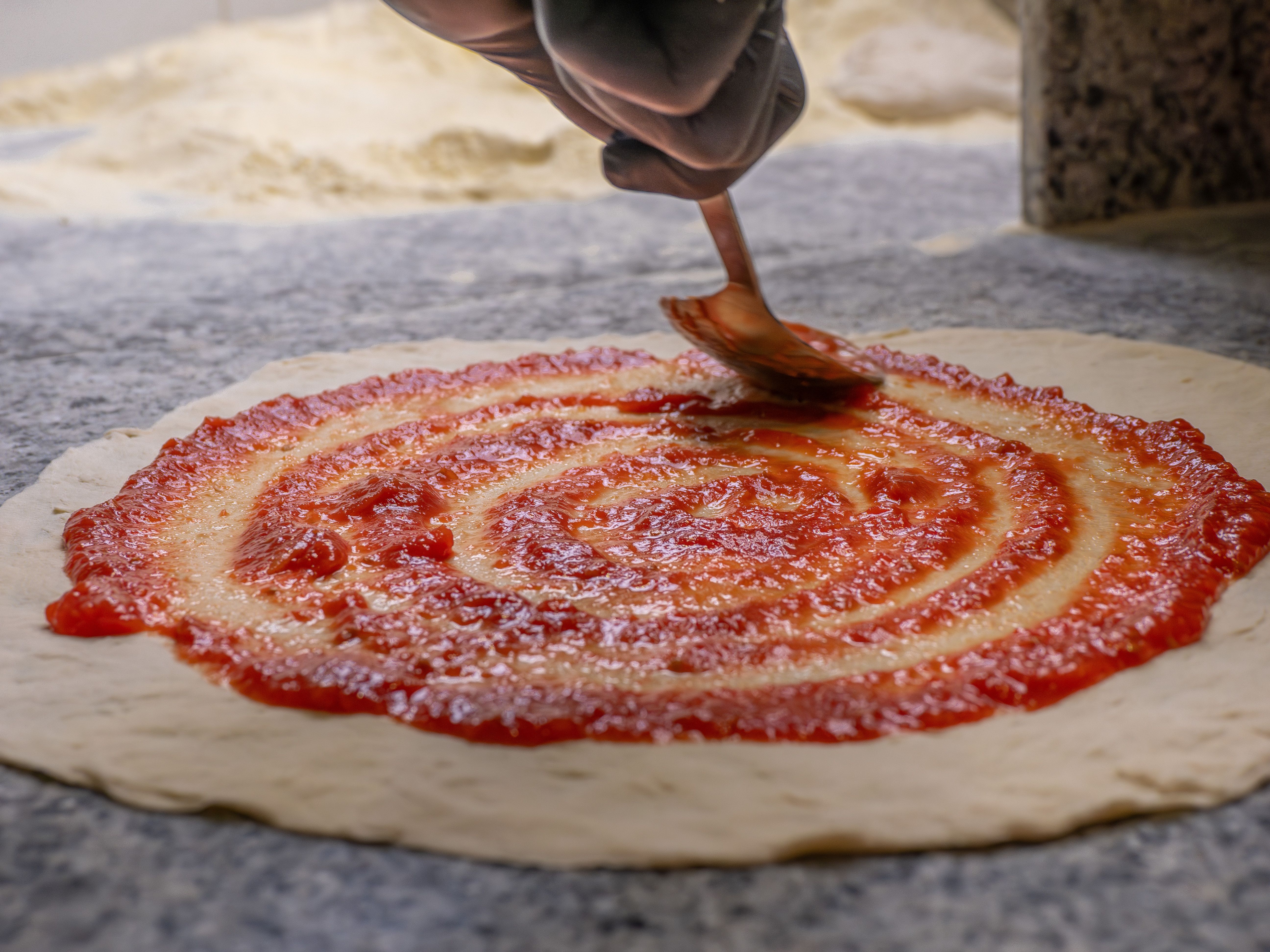 pizza preparation