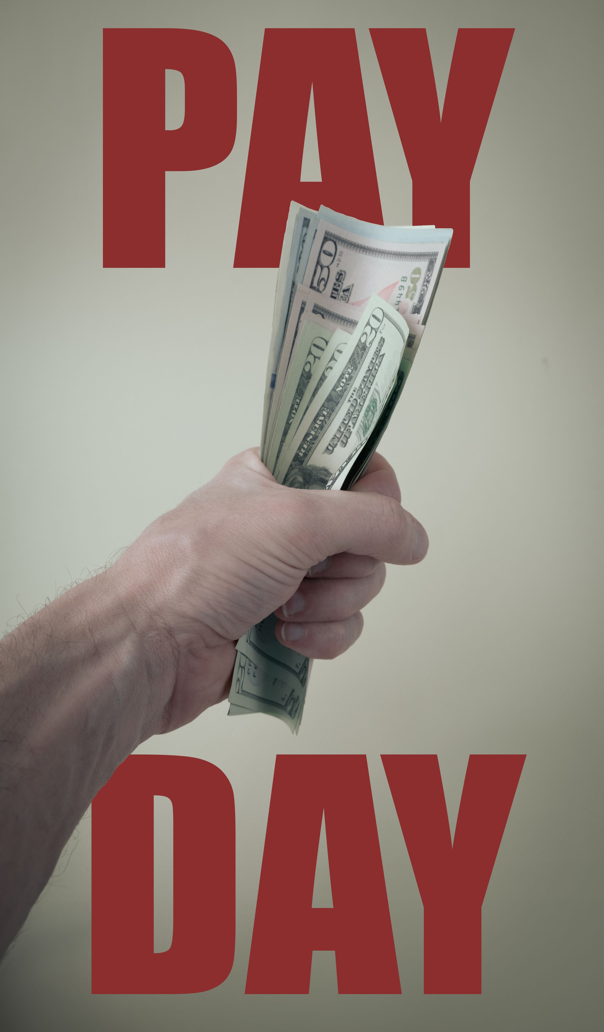 Business, finance, savings money, wages, payroll or accounting concept