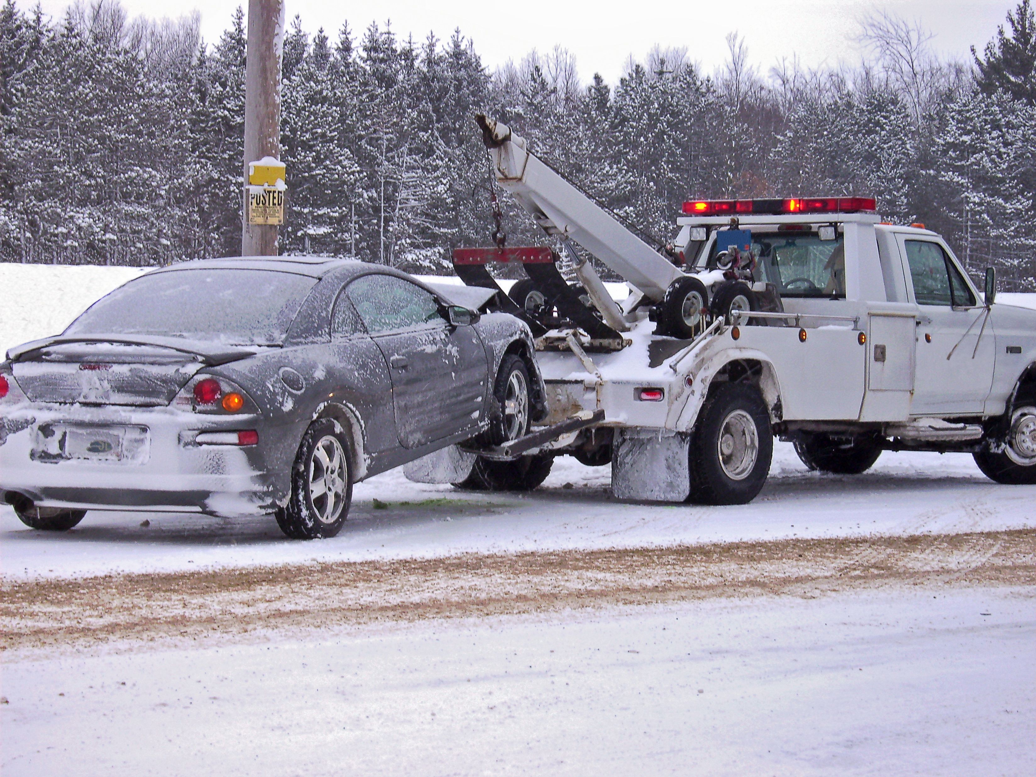 tow truck winter