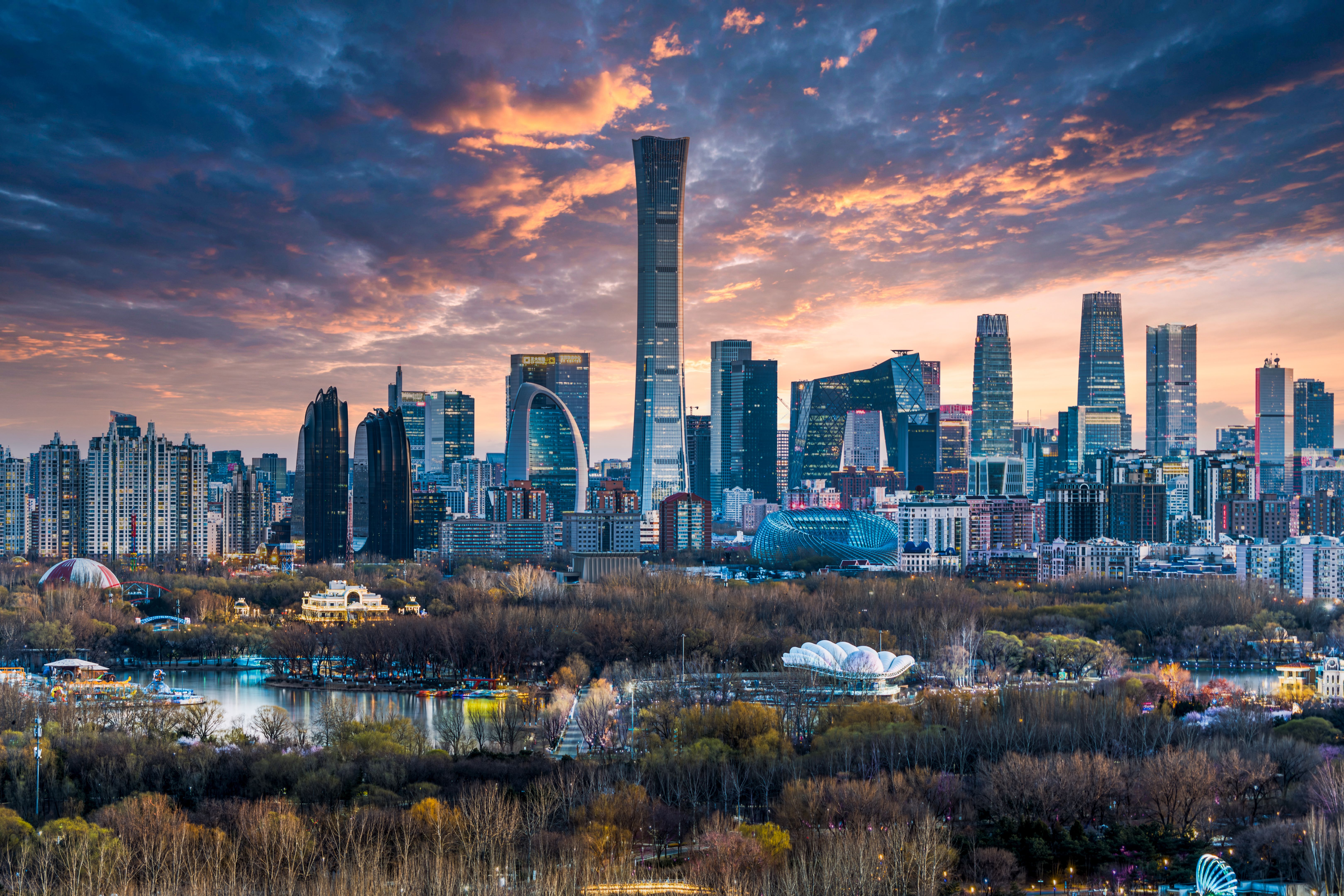 Beijing skyline technology