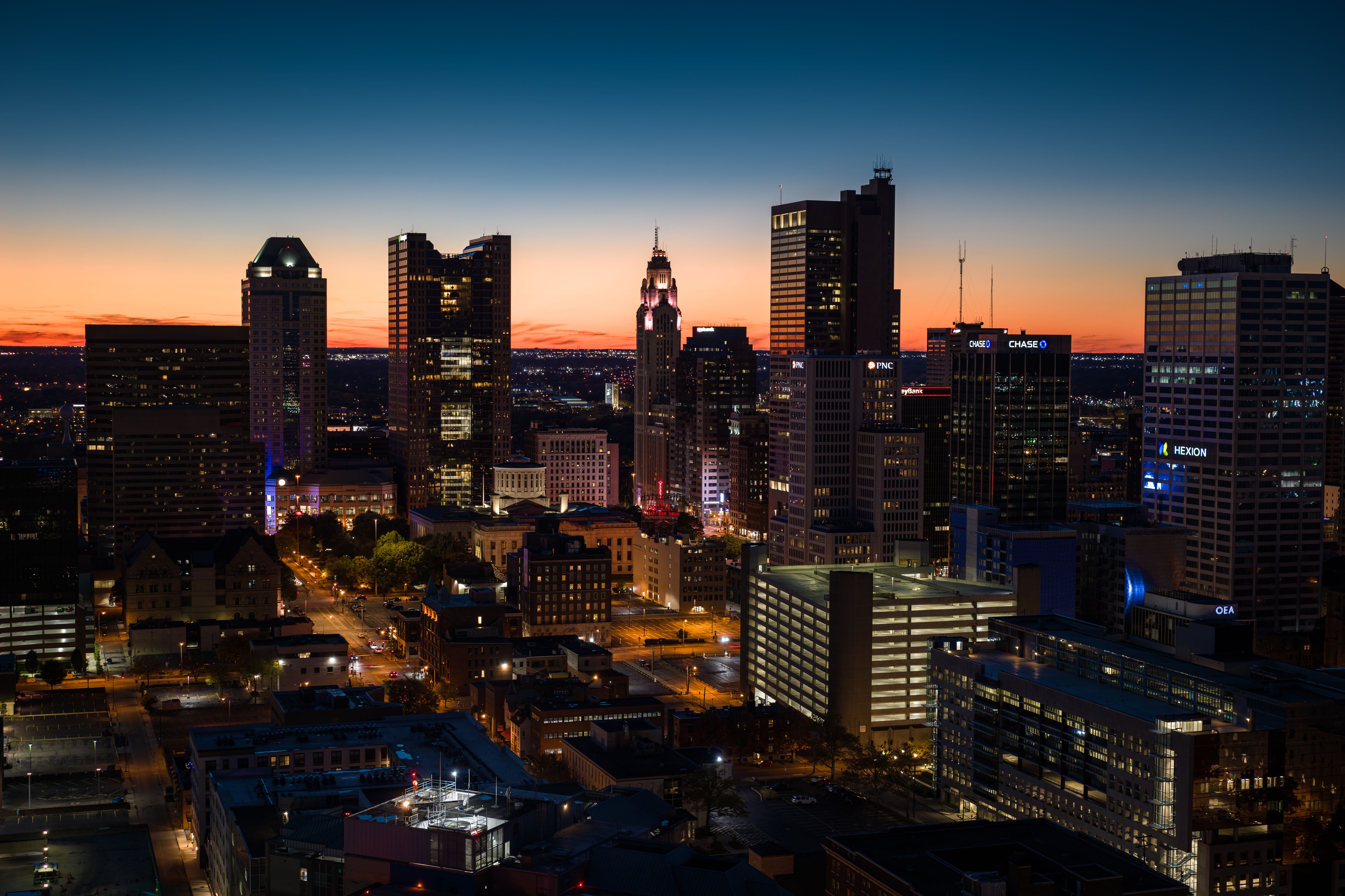 Columbus skyline