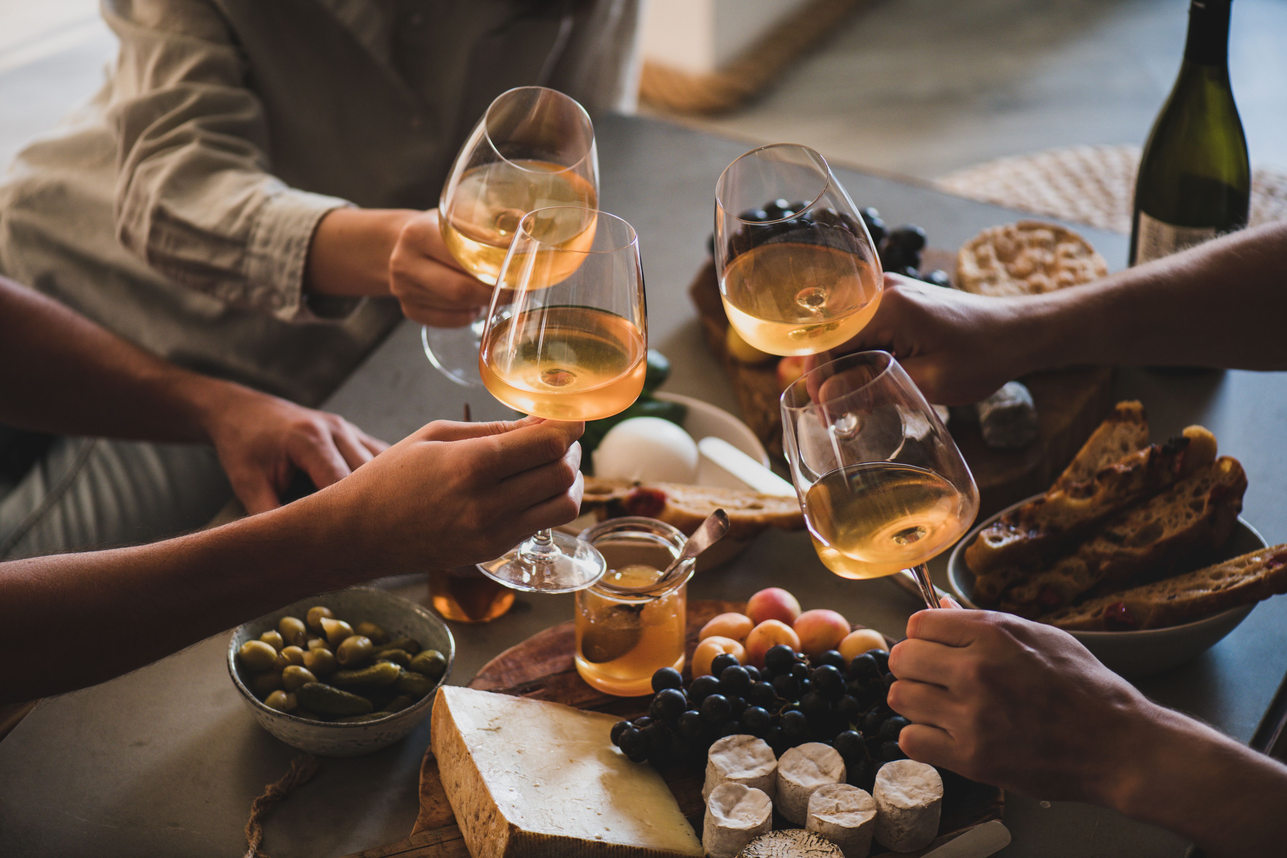wine and food