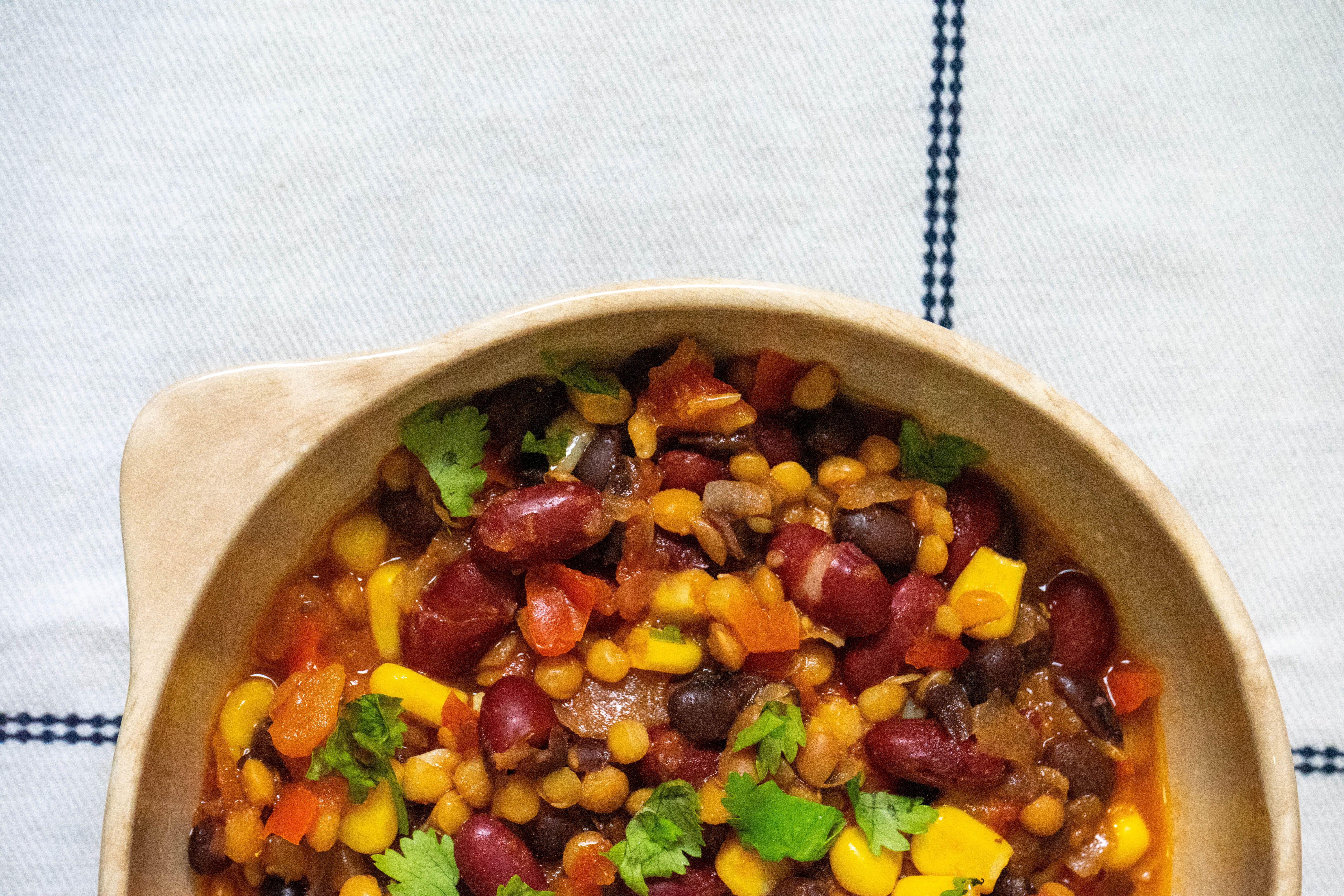 three bean chili