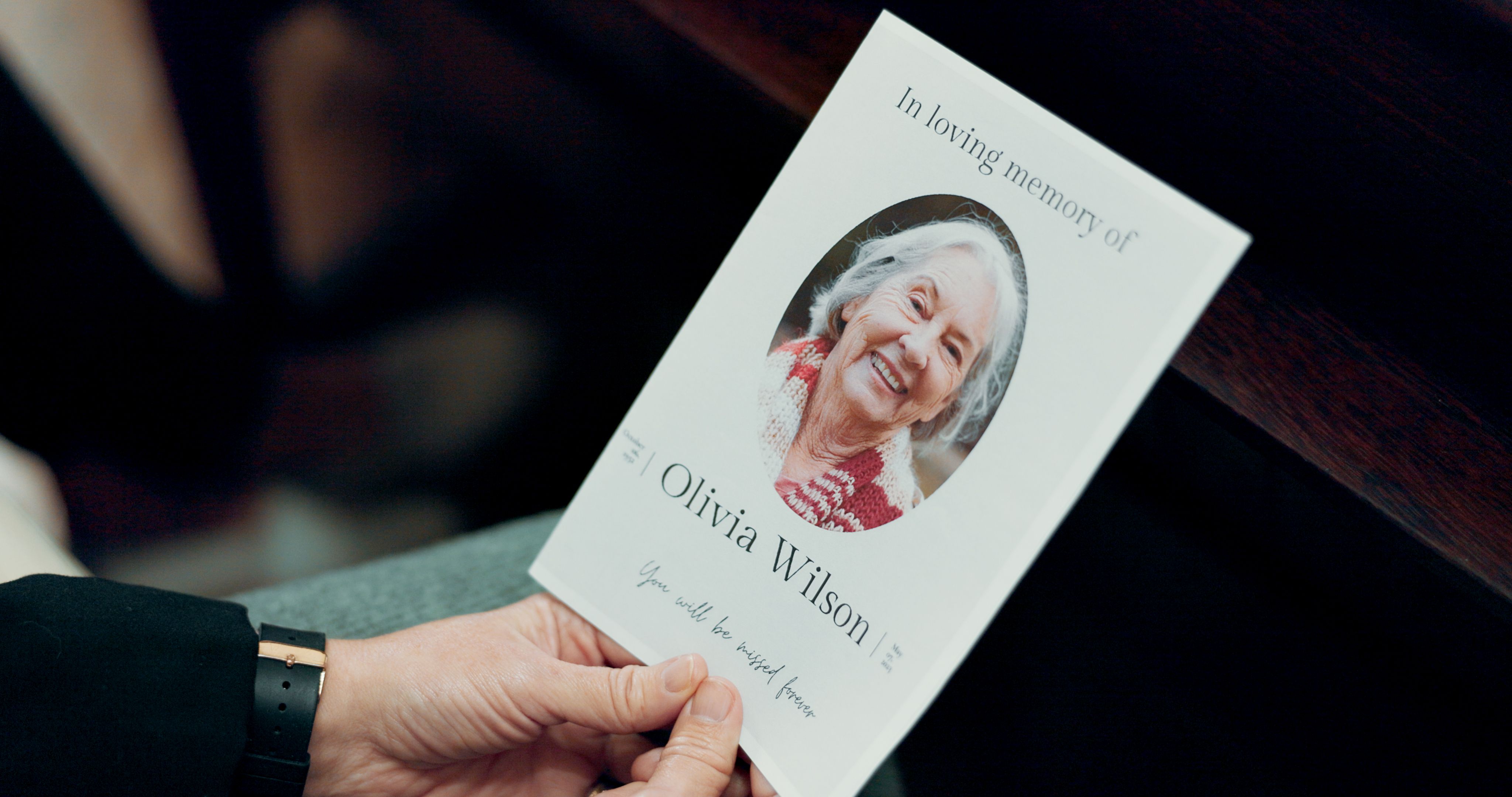 personalized obituary