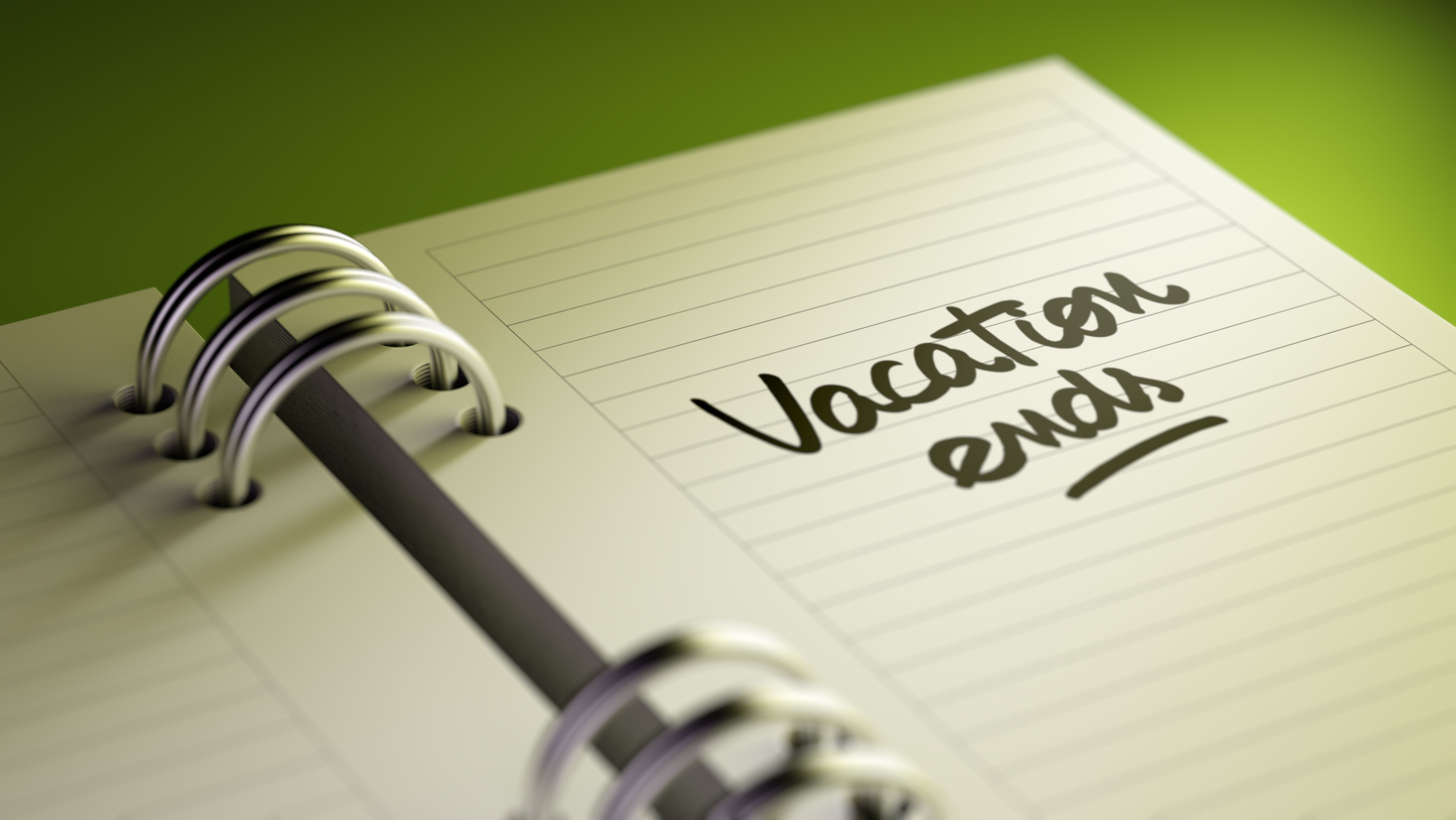 post-holiday evaluation