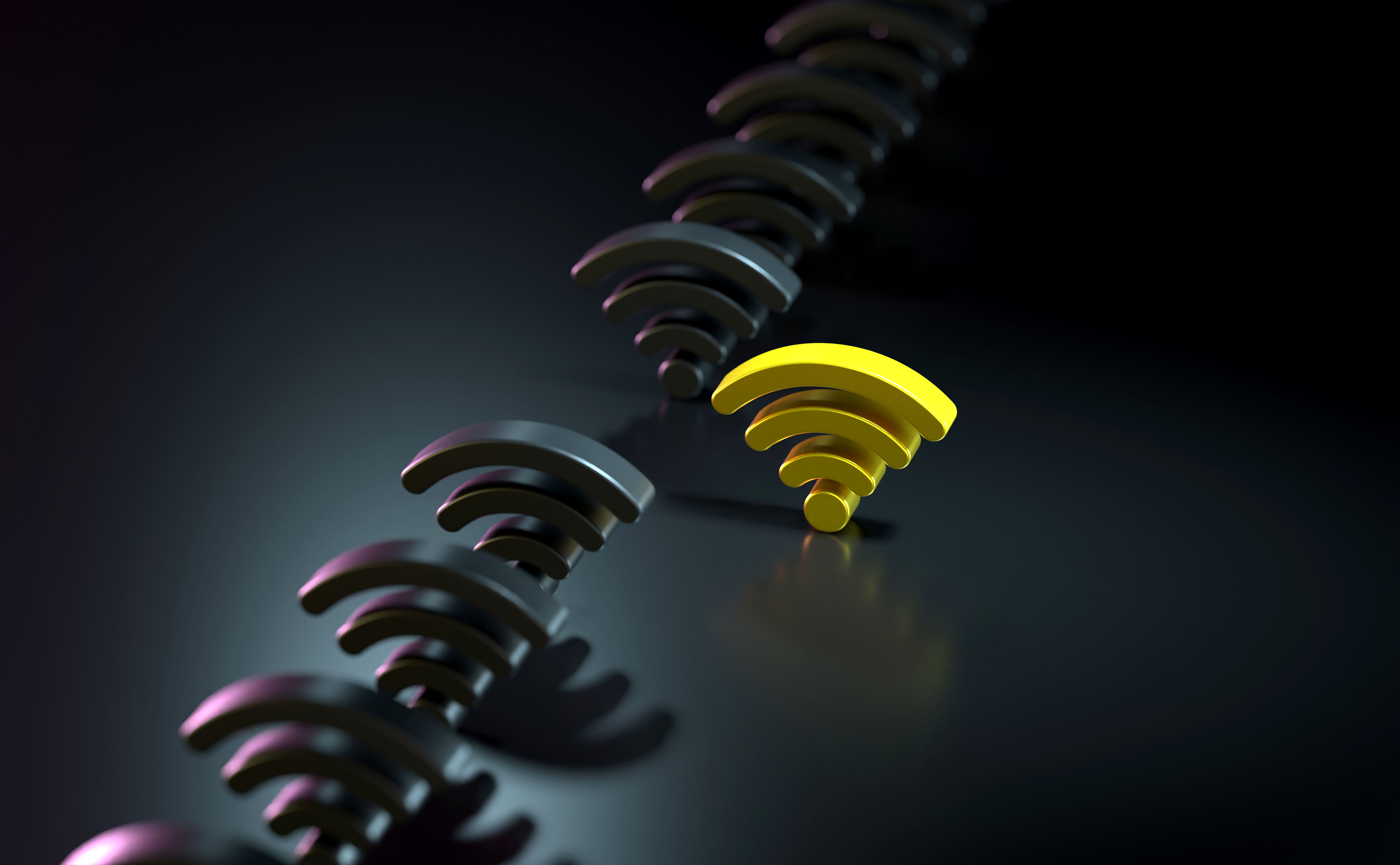 Wifi icon Standing Out From The Crowd Wifi icon Standing Out From The Crowd