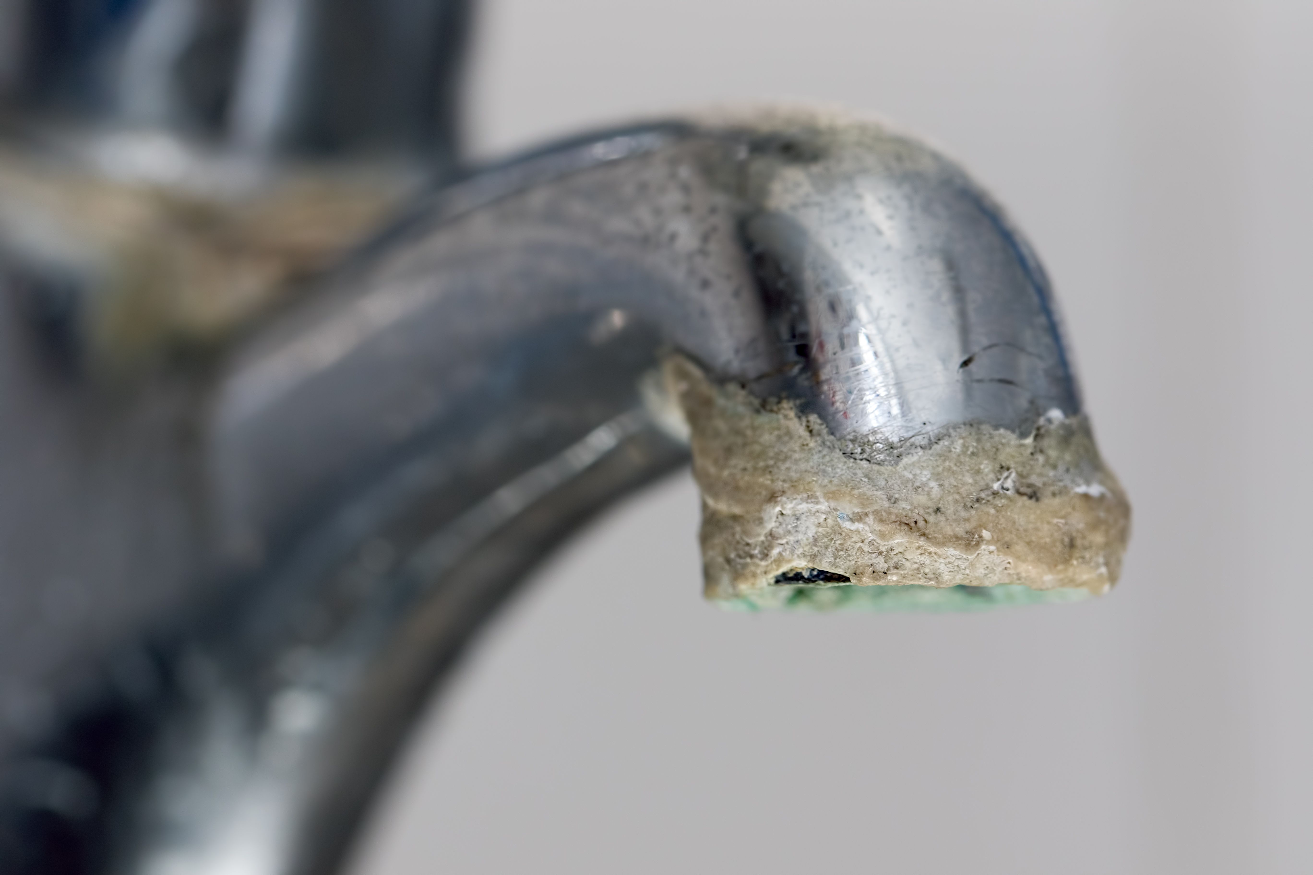 hard water buildup