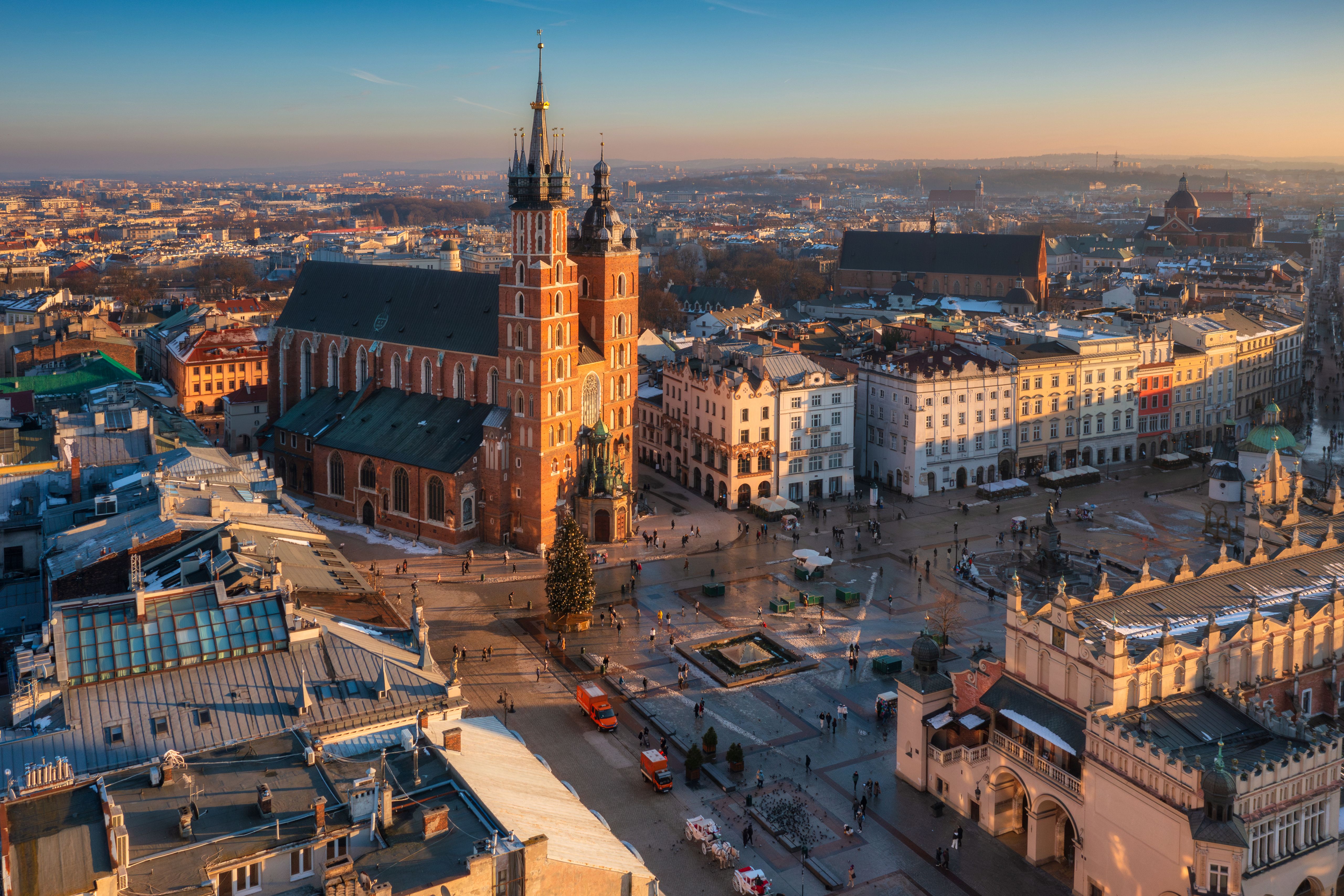 krakow cityscape