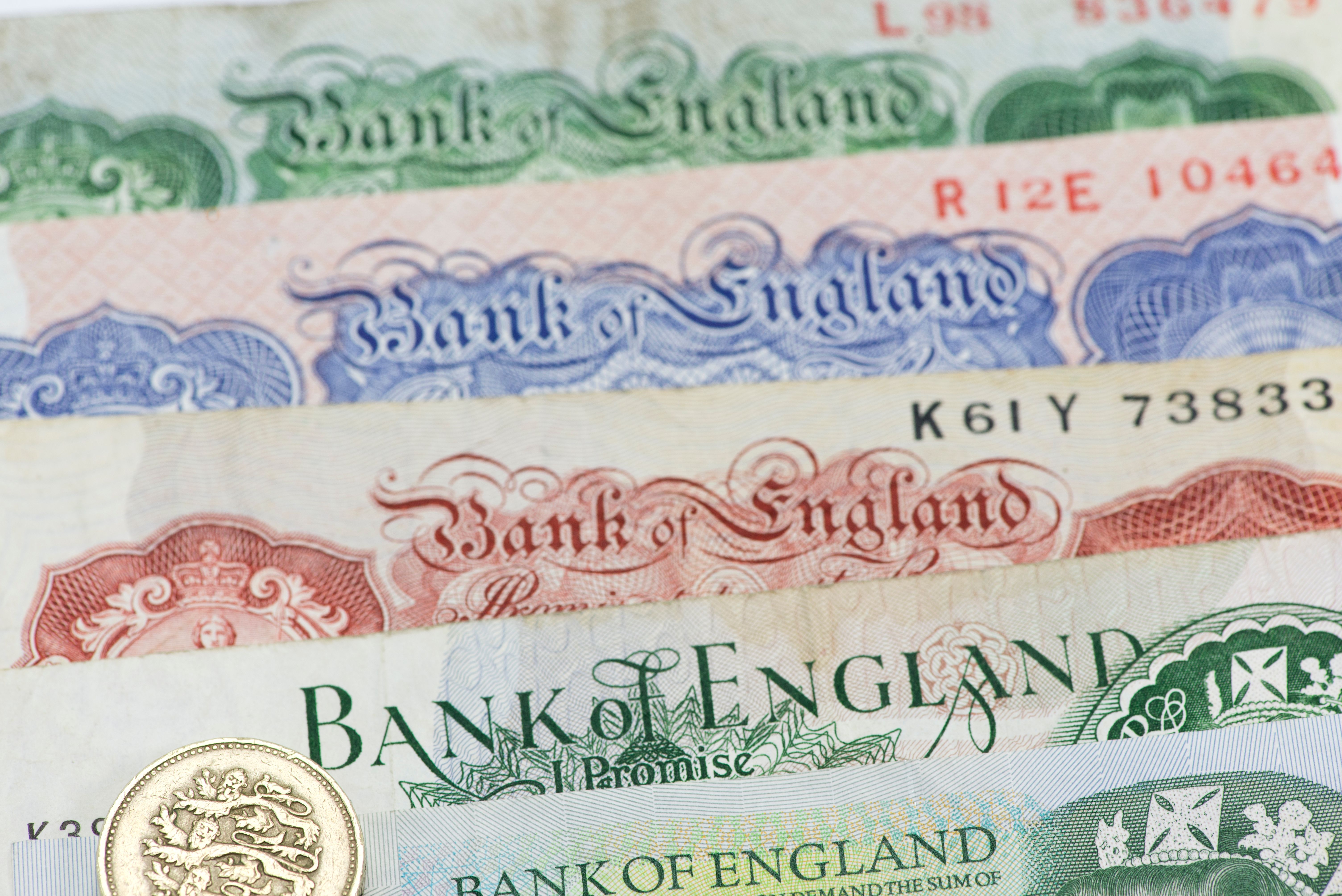 Old Bank of England notes Old Bank of England notes
