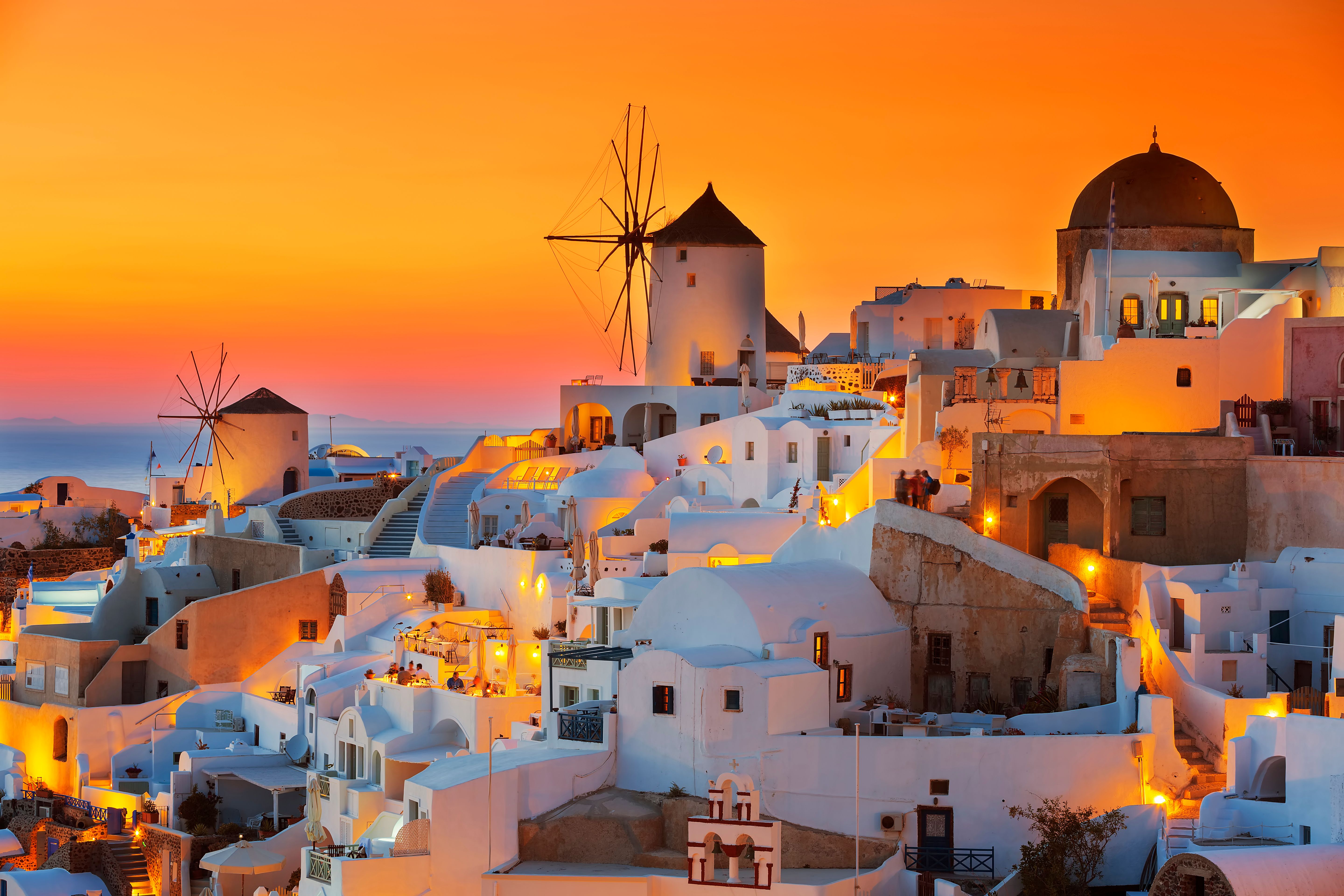 santorini sunset