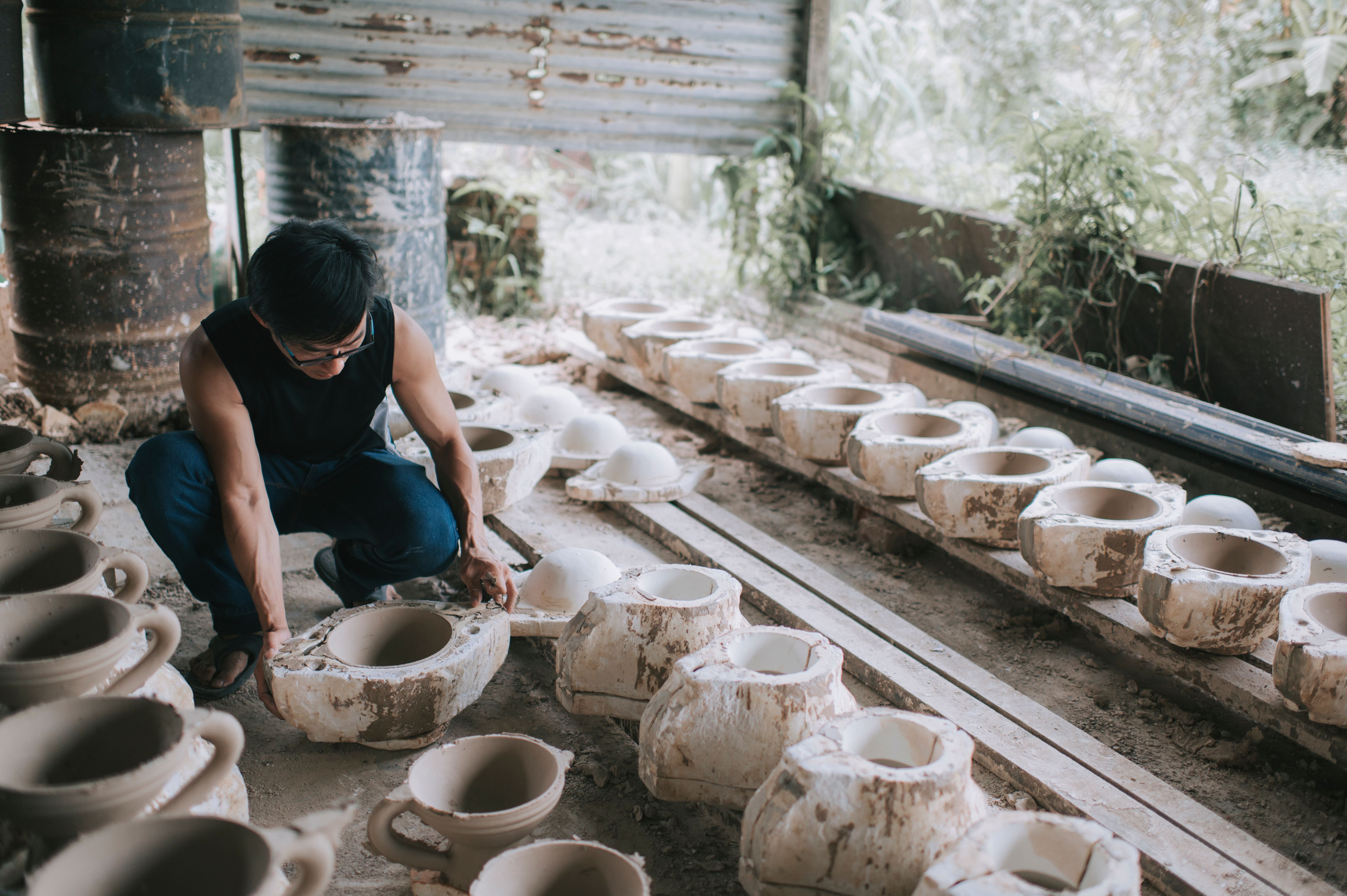 local pottery artisan