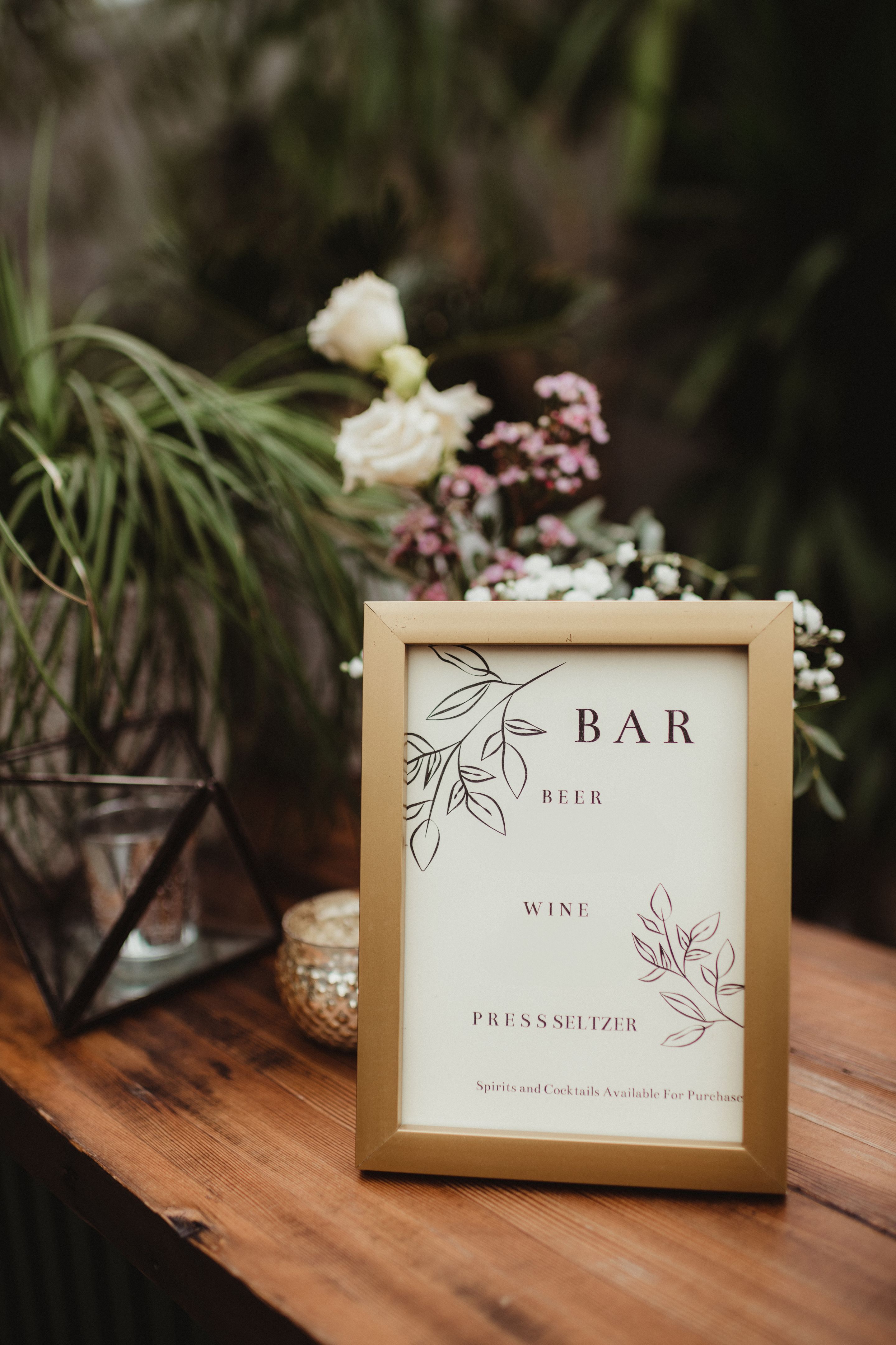 wedding bar