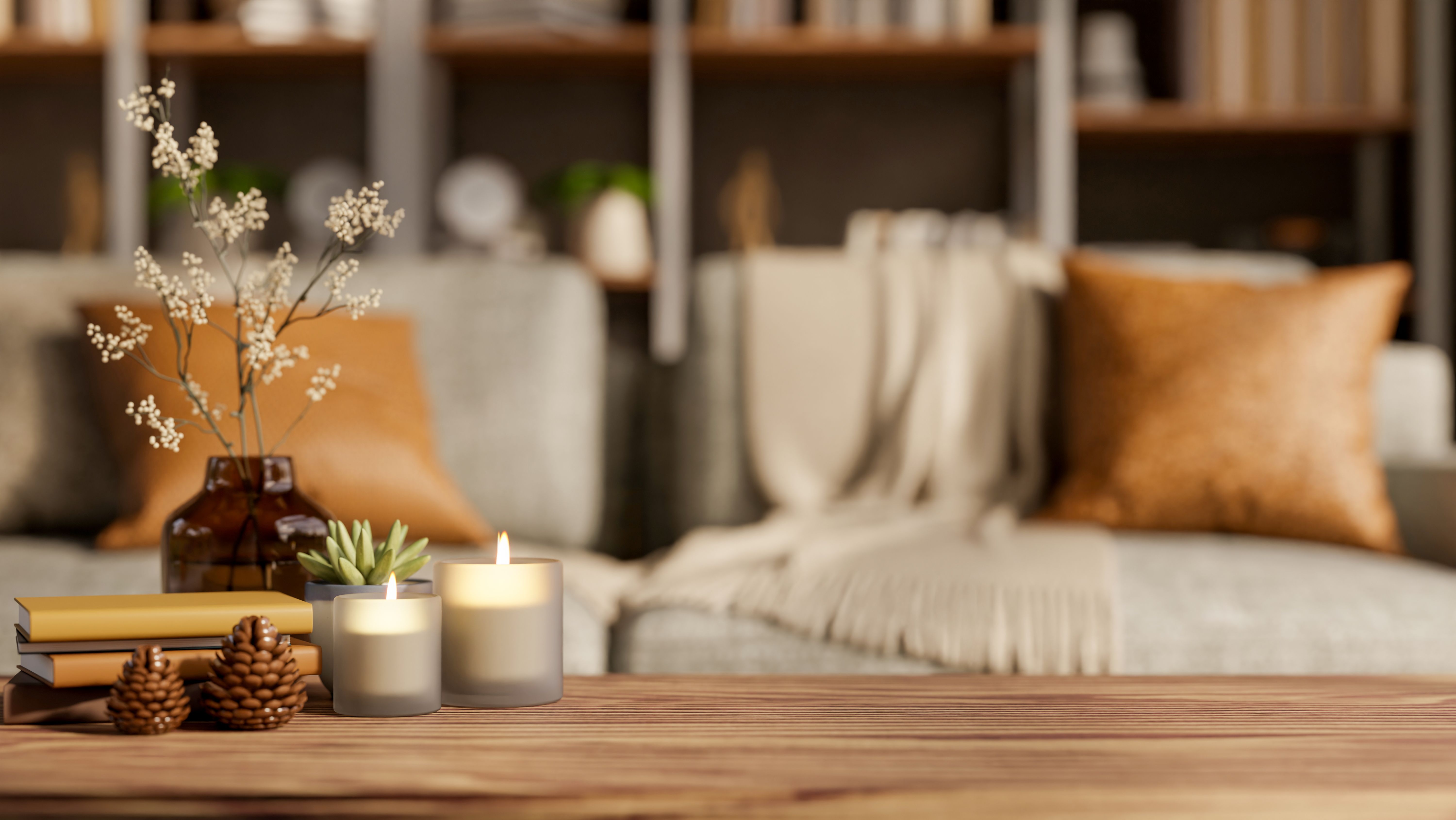 cozy home candles